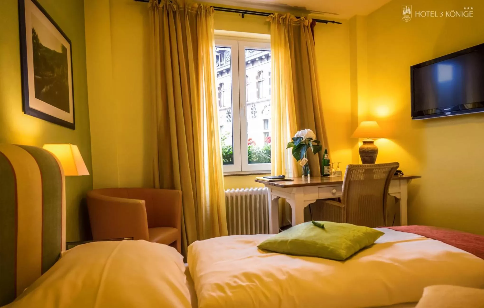 Bed in Hotel 3 Könige