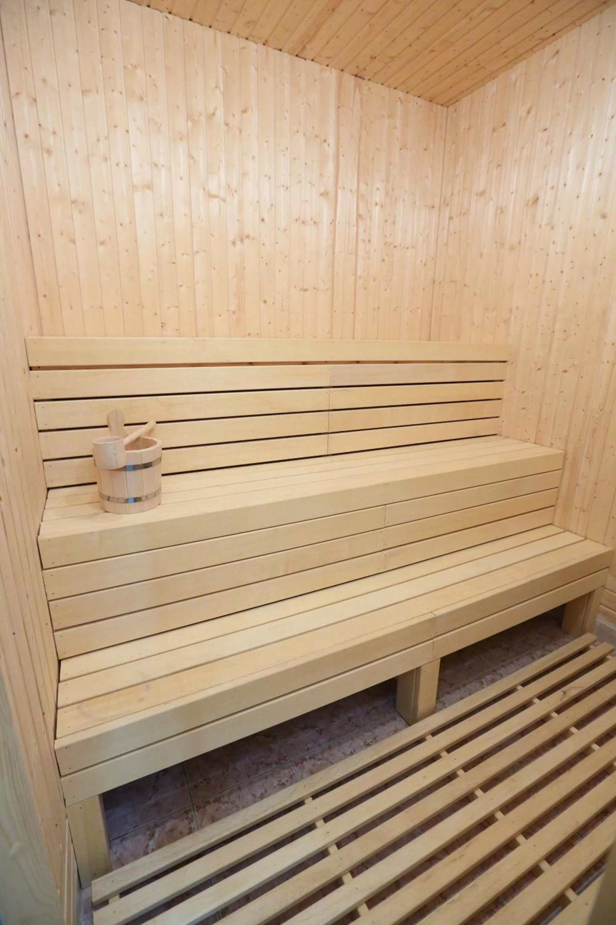 Sauna in Hotel Bahetle