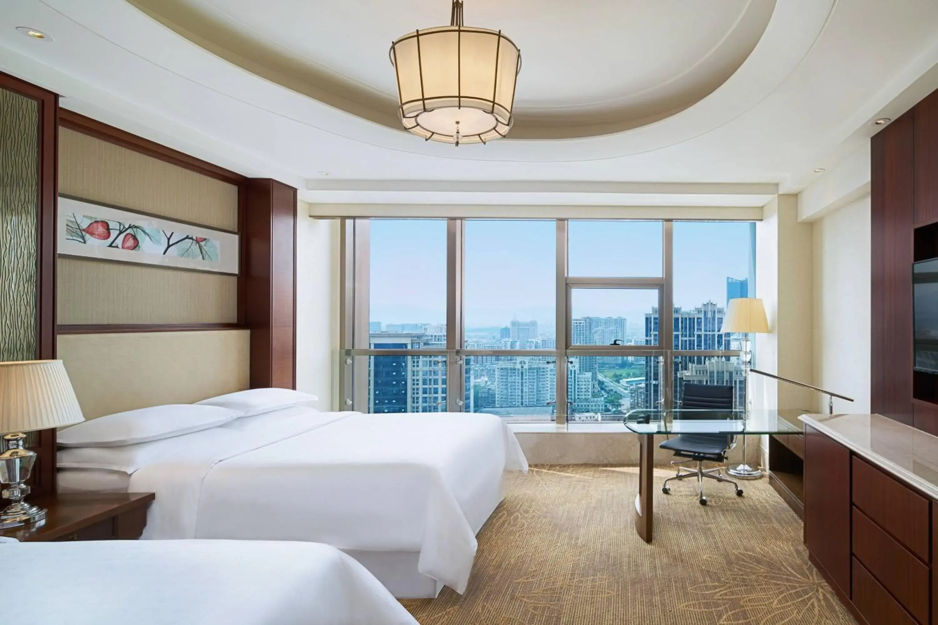 Club Deluxe City Twin Room in Sheraton Nanchang Hotel Club Deluxe City Twin Room in Sheraton Nanchang Hotel