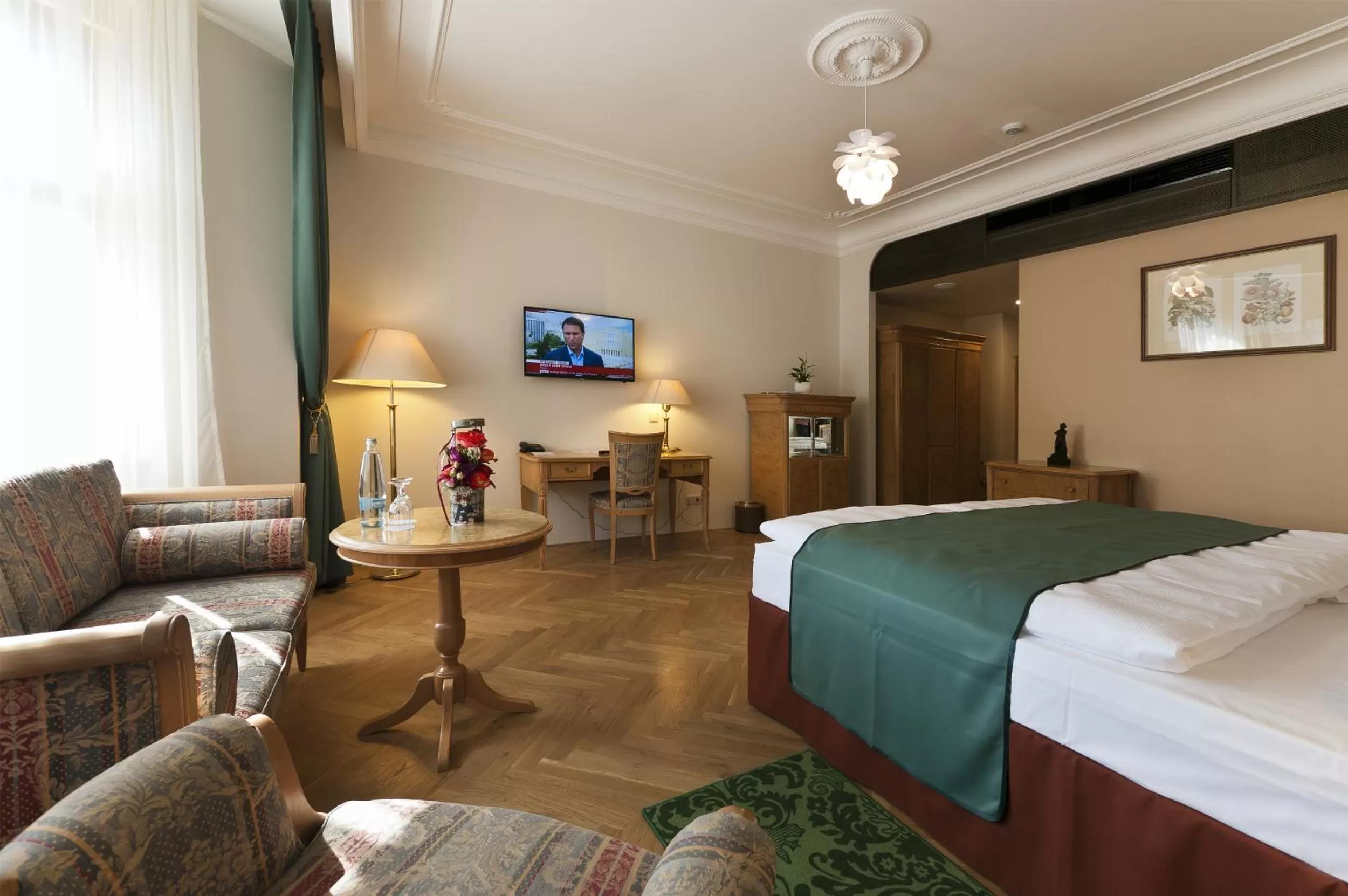 Photo of the whole room, Bed in Grandhotel Ambassador Národní Dům