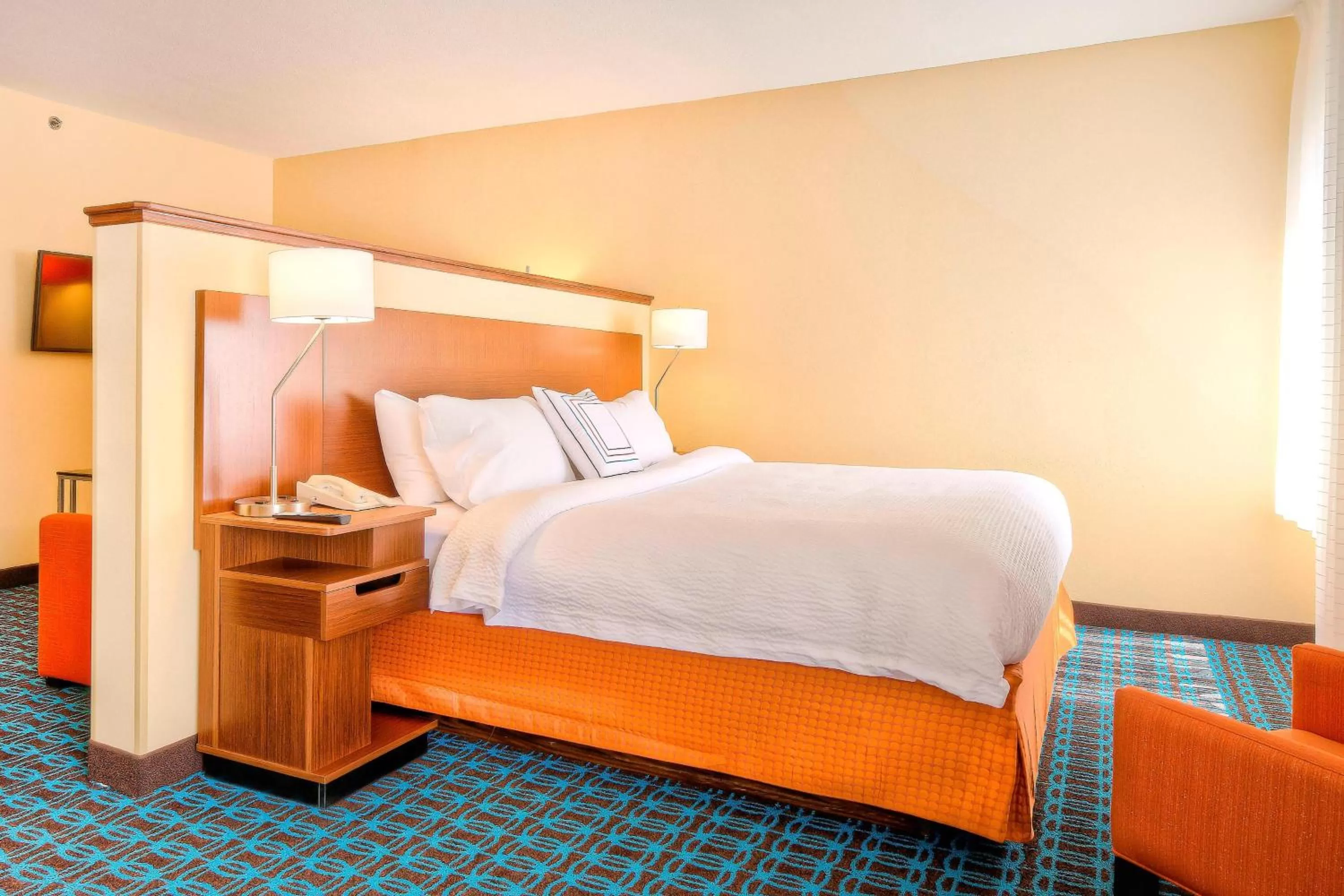 Bedroom, Bed in Fairfield Inn and Suites by Marriott Durham Southpoint