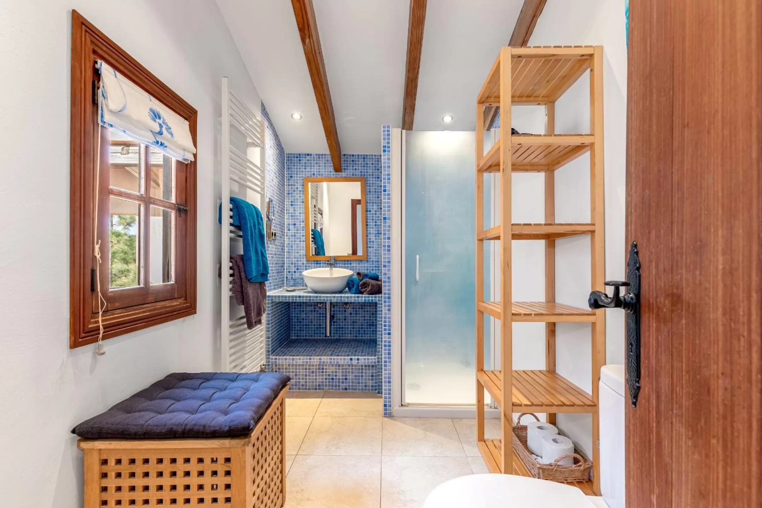 Bathroom, Bed in Finca Son Jorbo - Adults only