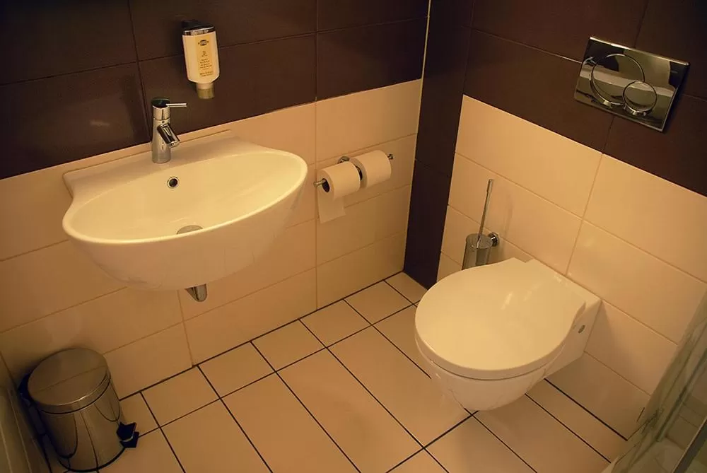 Bathroom in Hotel Opara