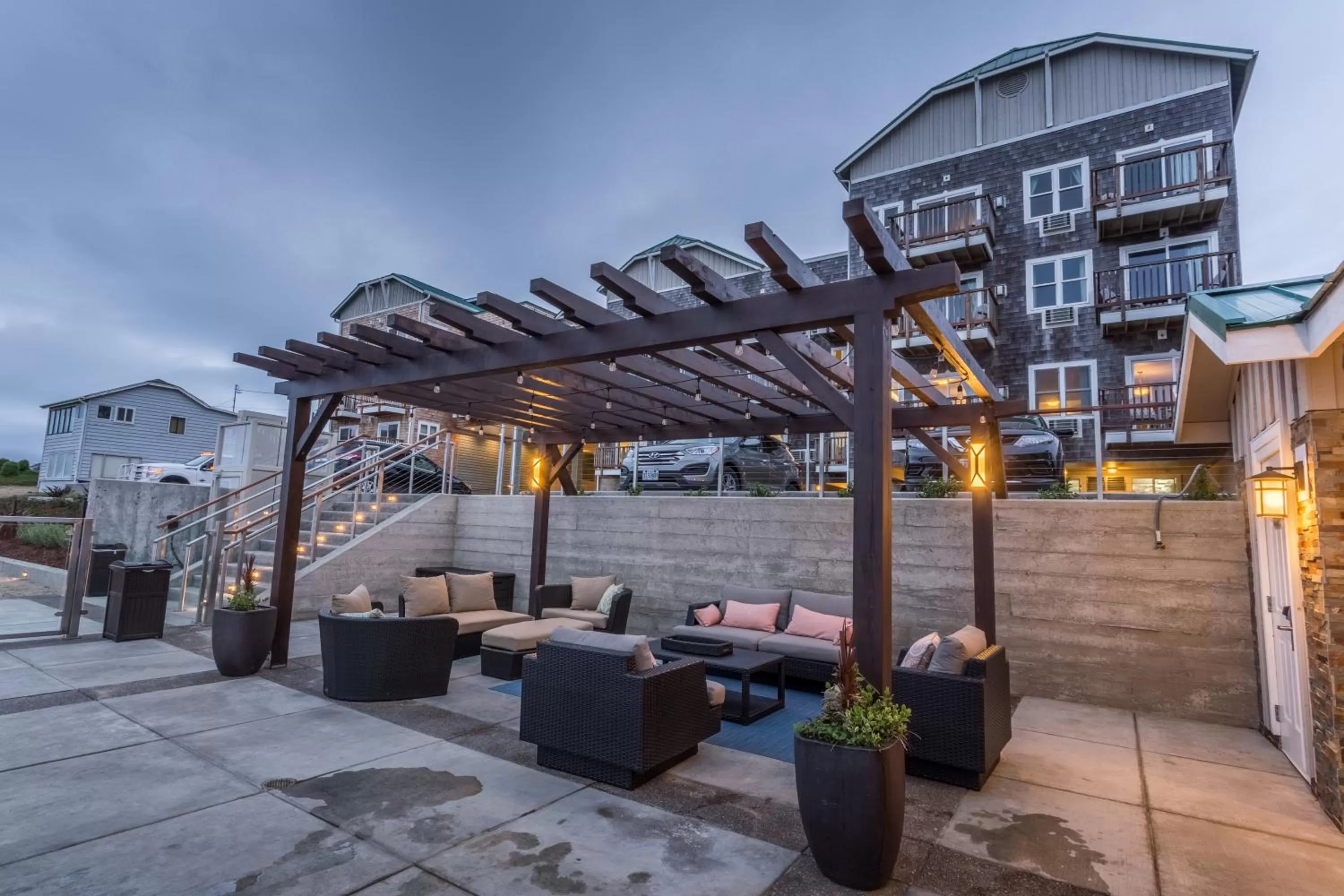 Balcony/Terrace in Inn at Nye Beach