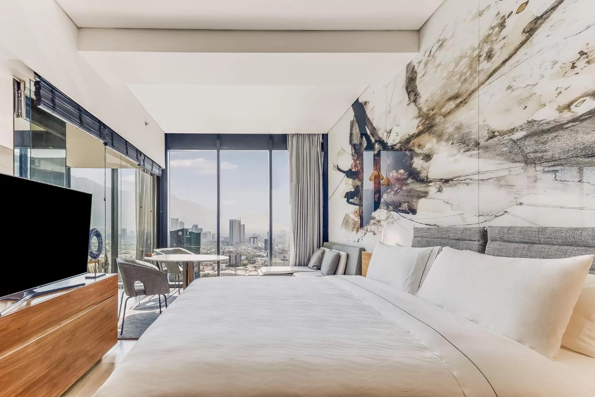 Bedroom, Bed in Live Aqua Monterrey