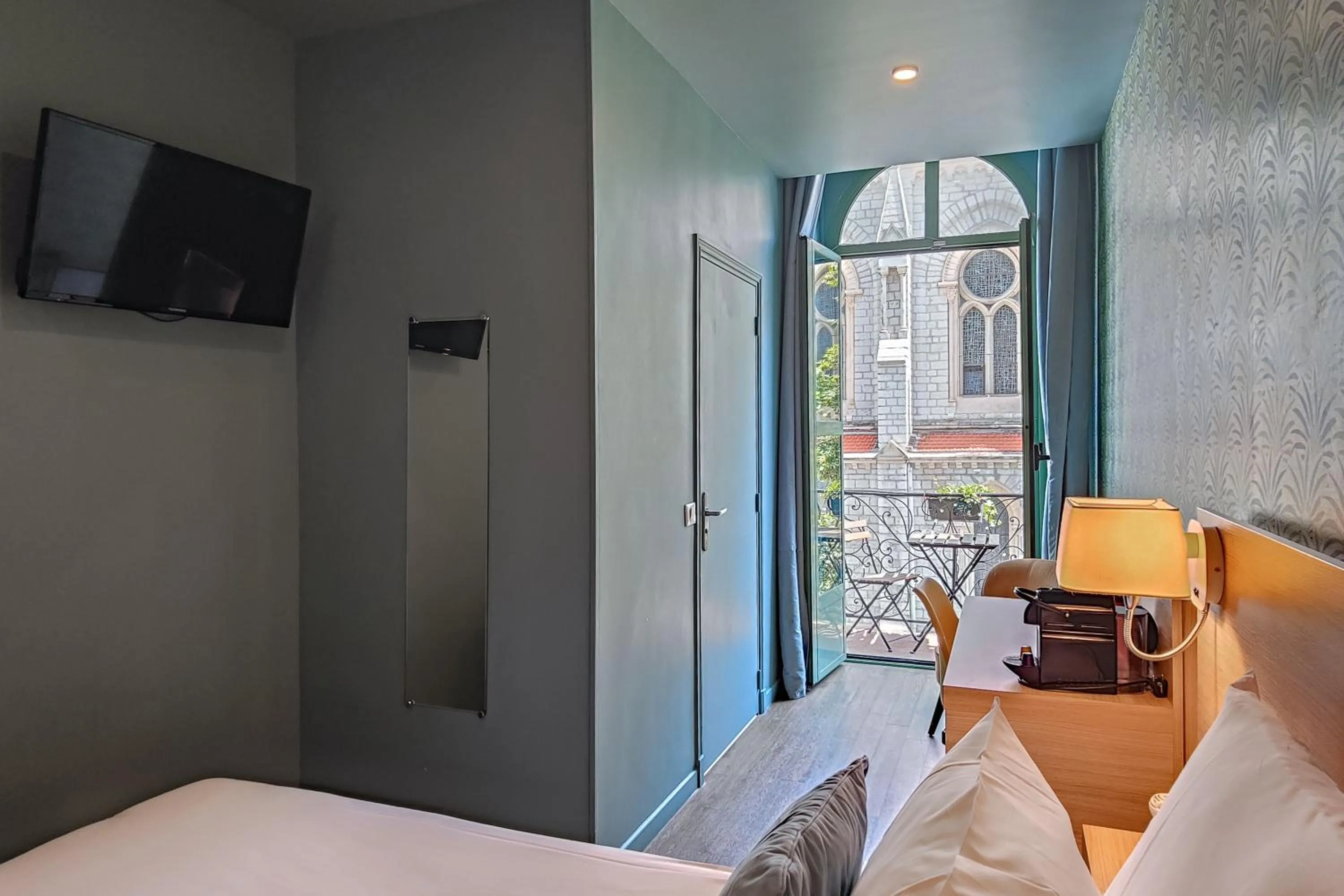 Photo of the whole room, Bed in Hôtel Du Centre, un hôtel AMMI