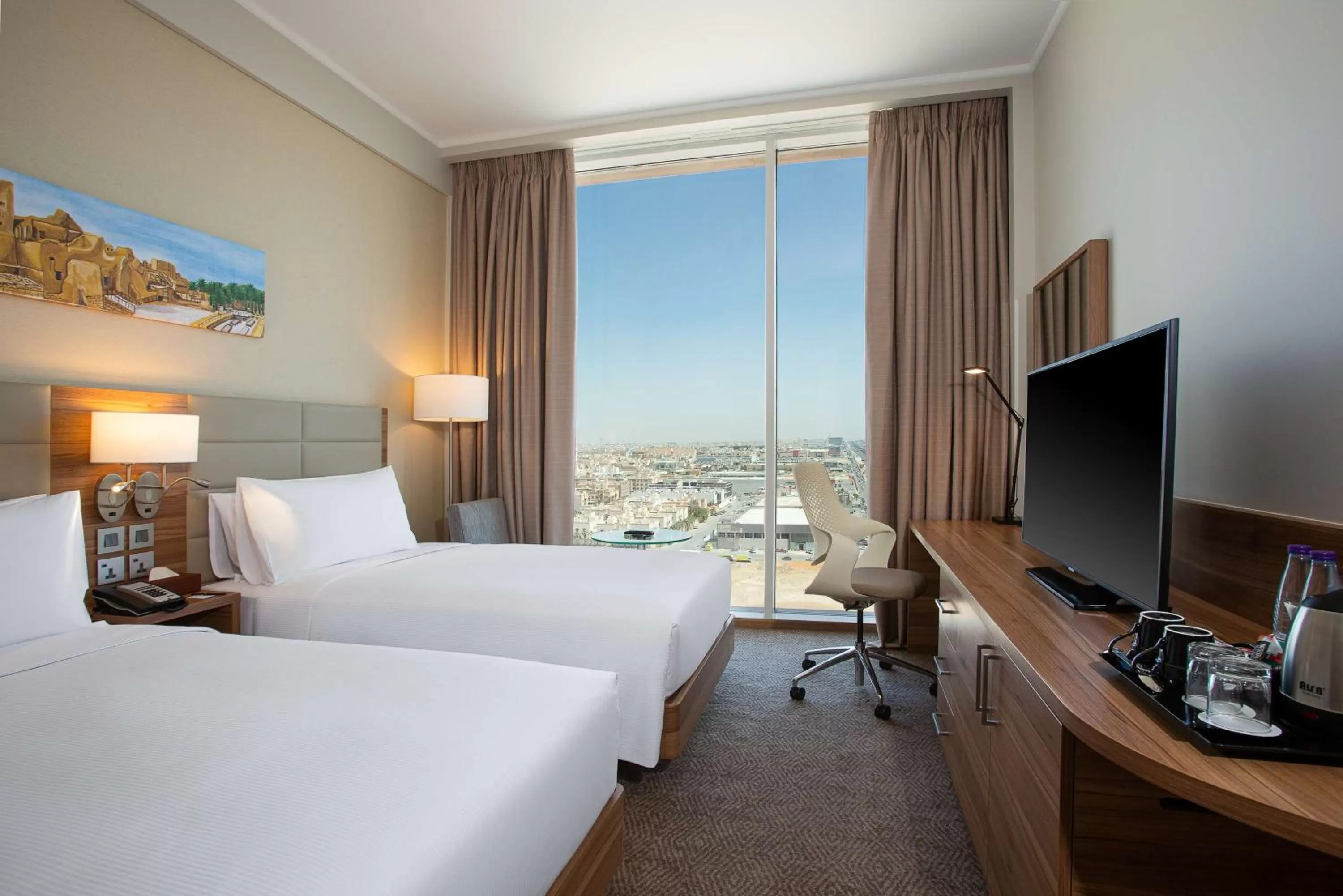 Bedroom, Bed in Hilton Garden Inn Riyadh Financial District