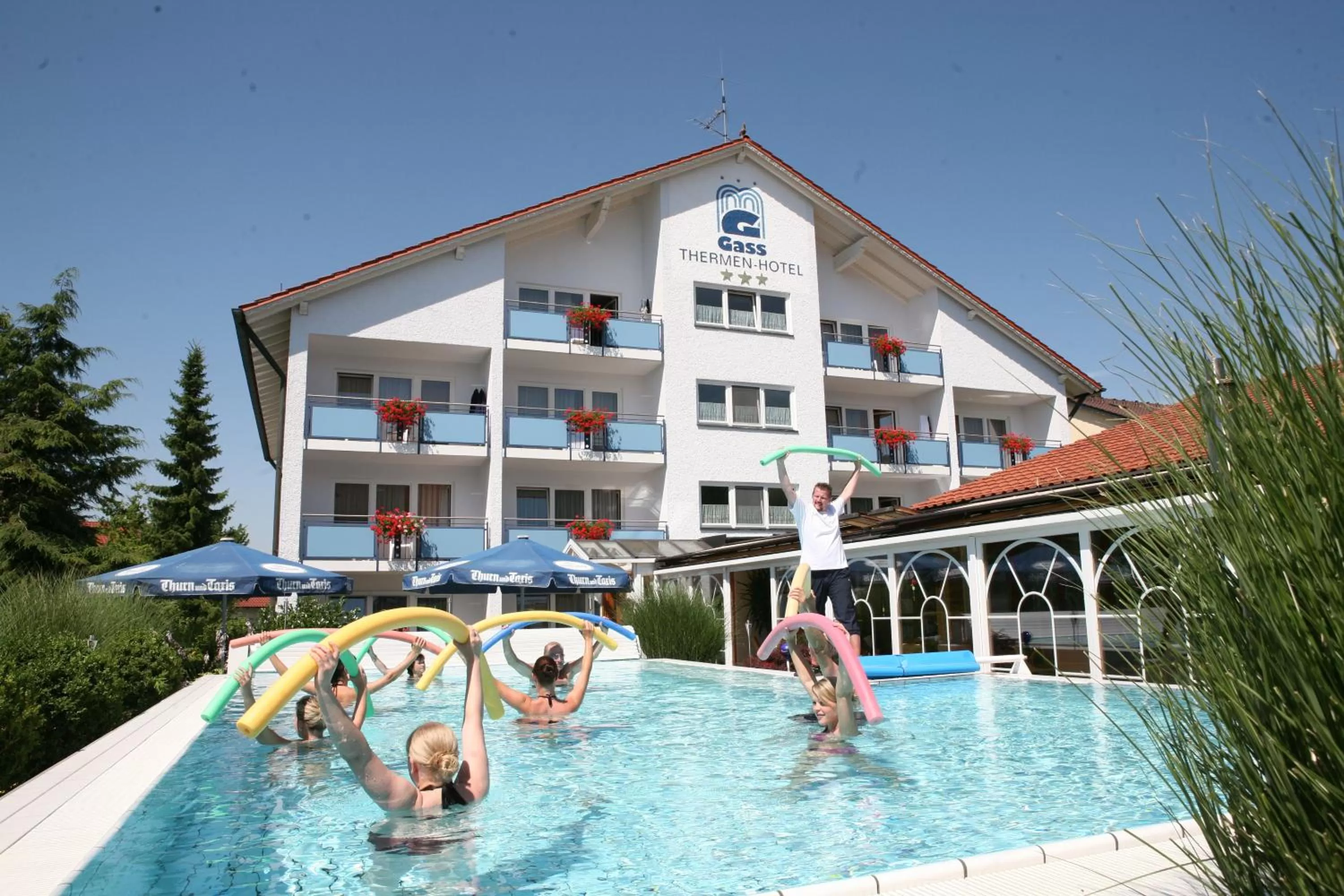 Swimming pool in Thermalhotel Gass