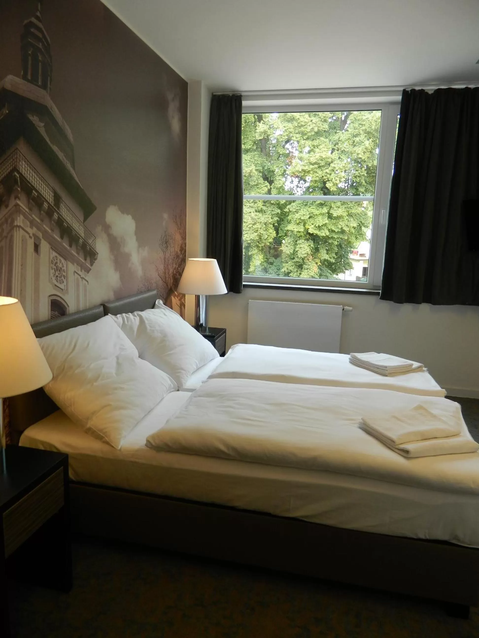 Bedroom, Bed in Hotel Bílý Páv