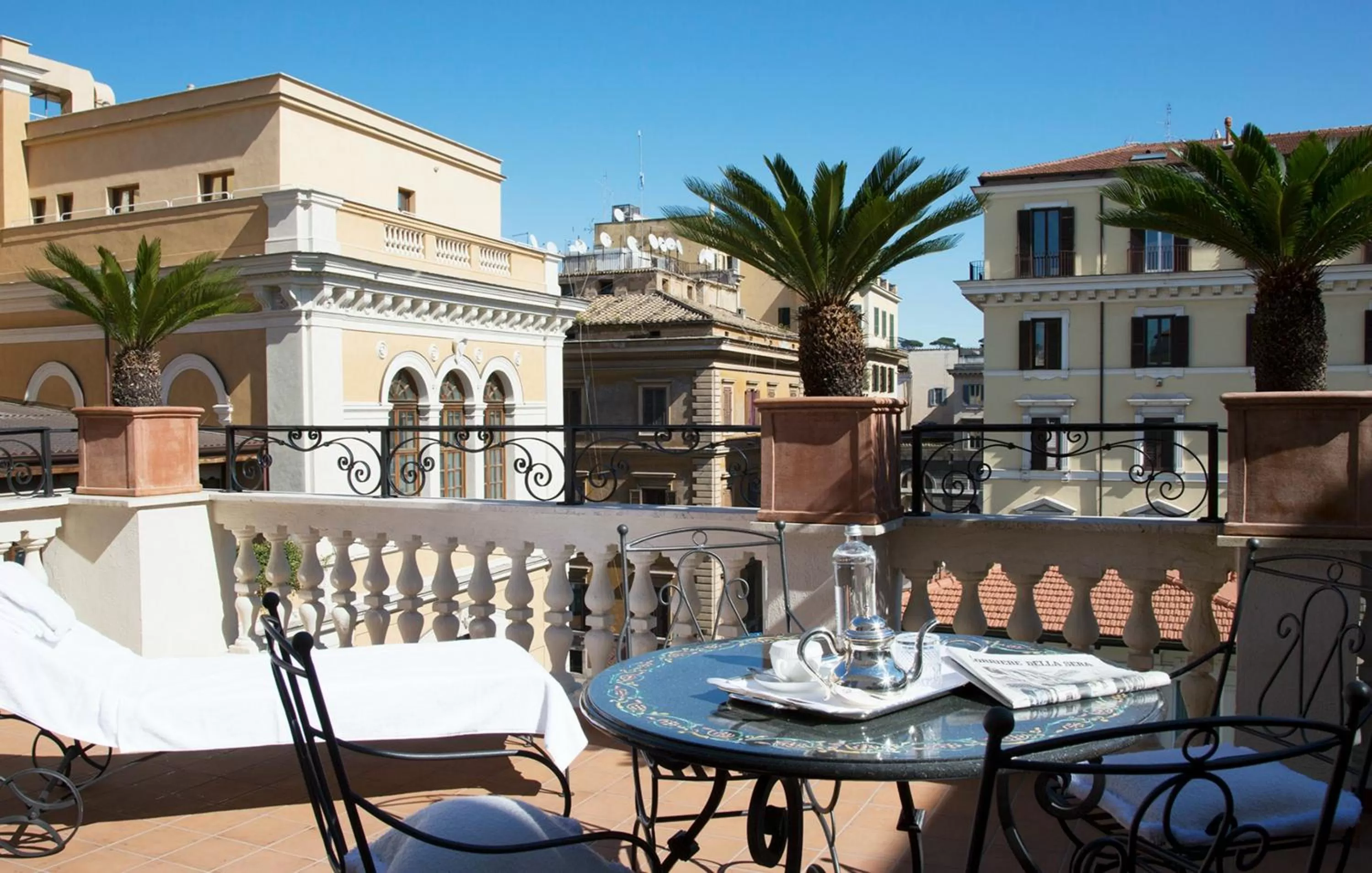 Balcony/Terrace in Palazzo Dama - Hotel & SPA - Preferred Hotels & Resorts