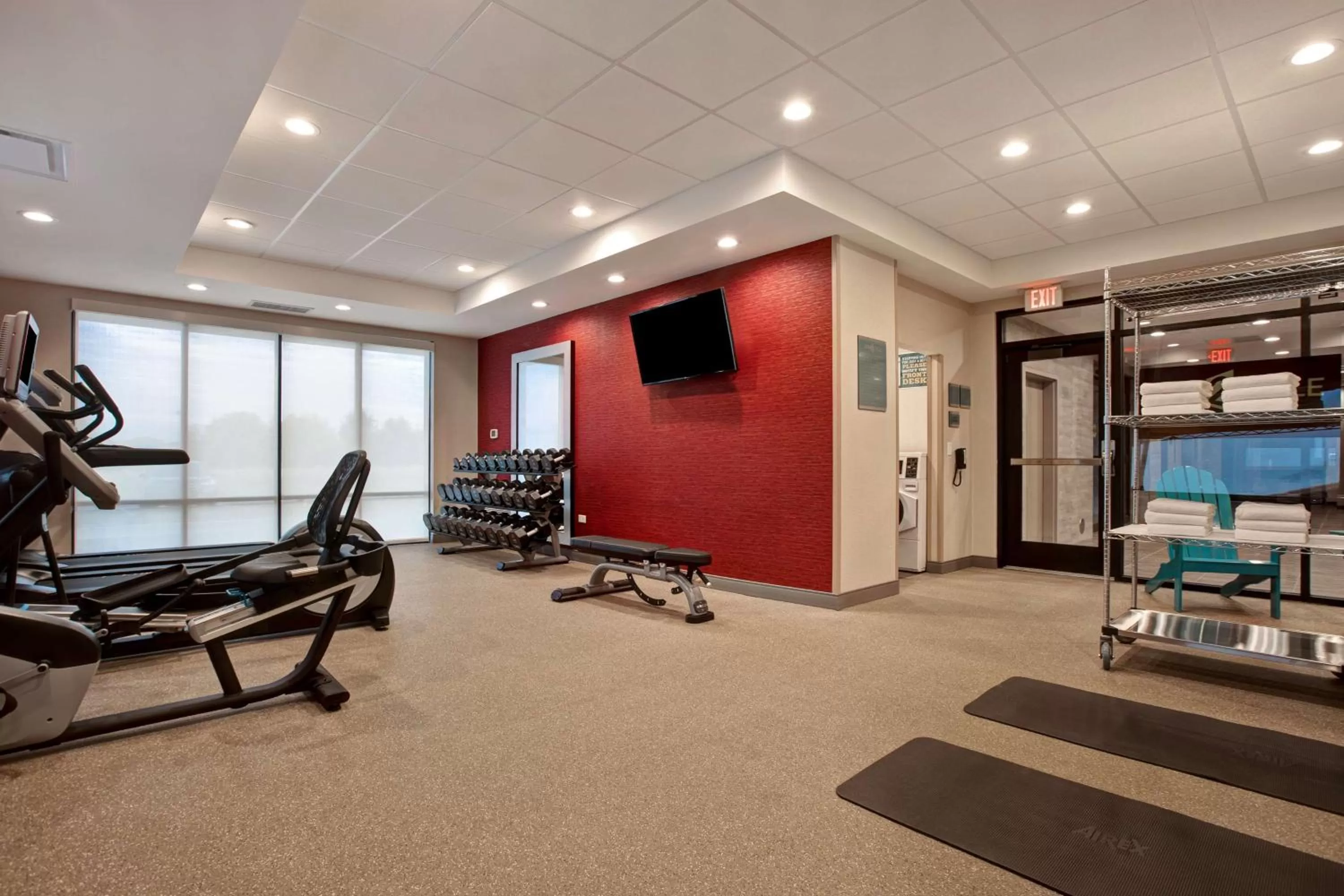 Fitness centre/facilities in Home2 Suites By Hilton Loves Park Rockford