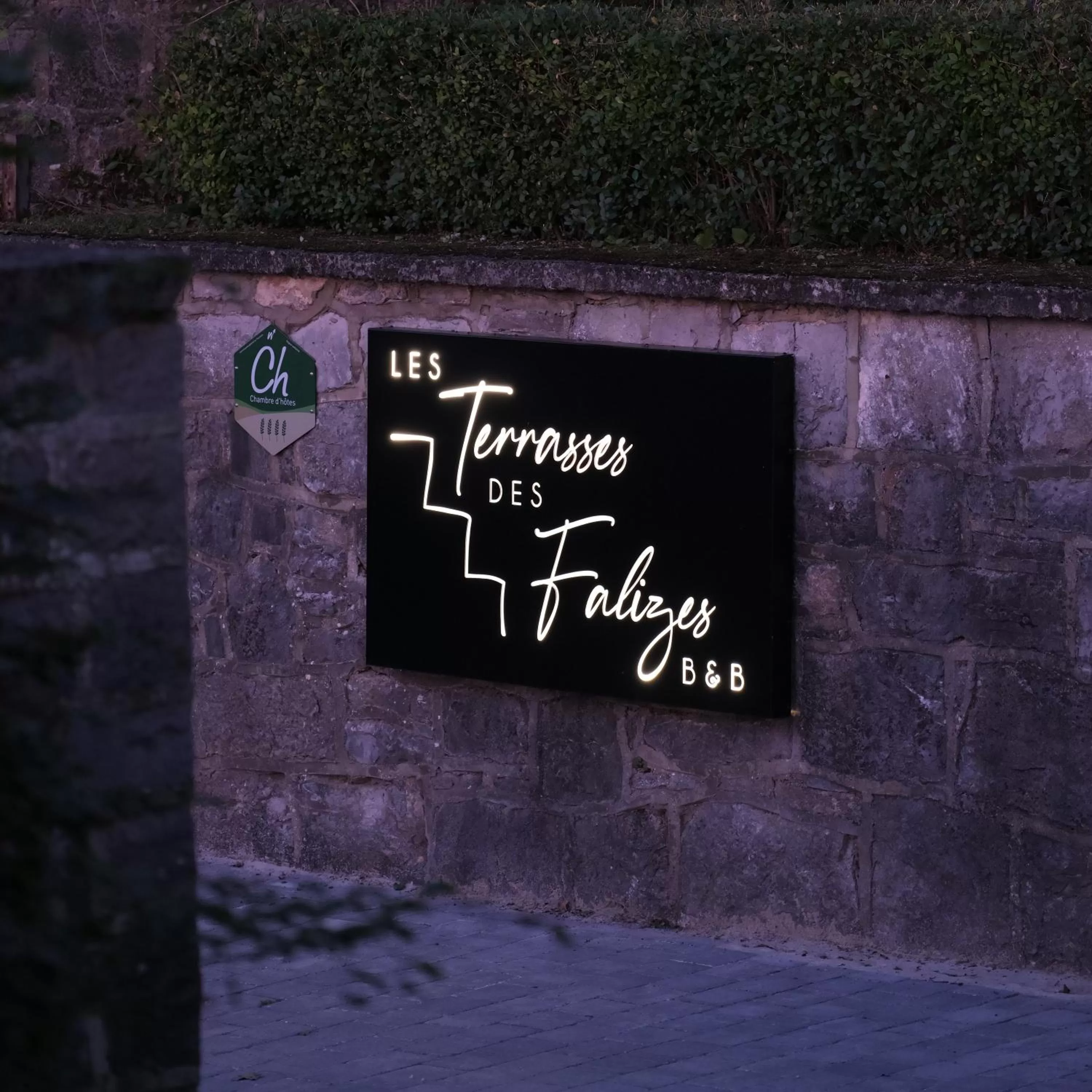 Logo/Certificate/Sign, Property Logo/Sign in Les Terrasses des Falizes B&B
