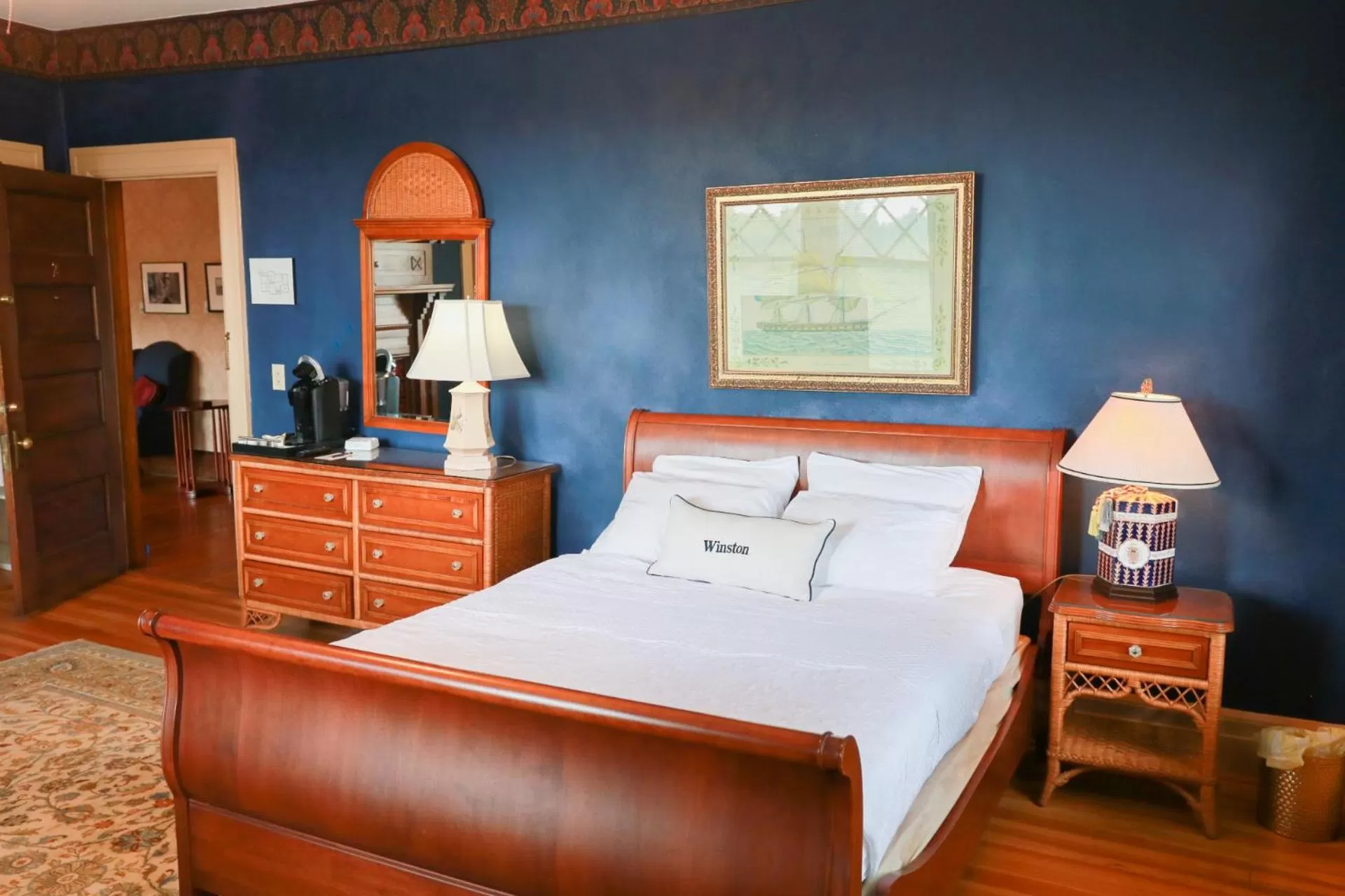 Bed in The Shaffner Inn