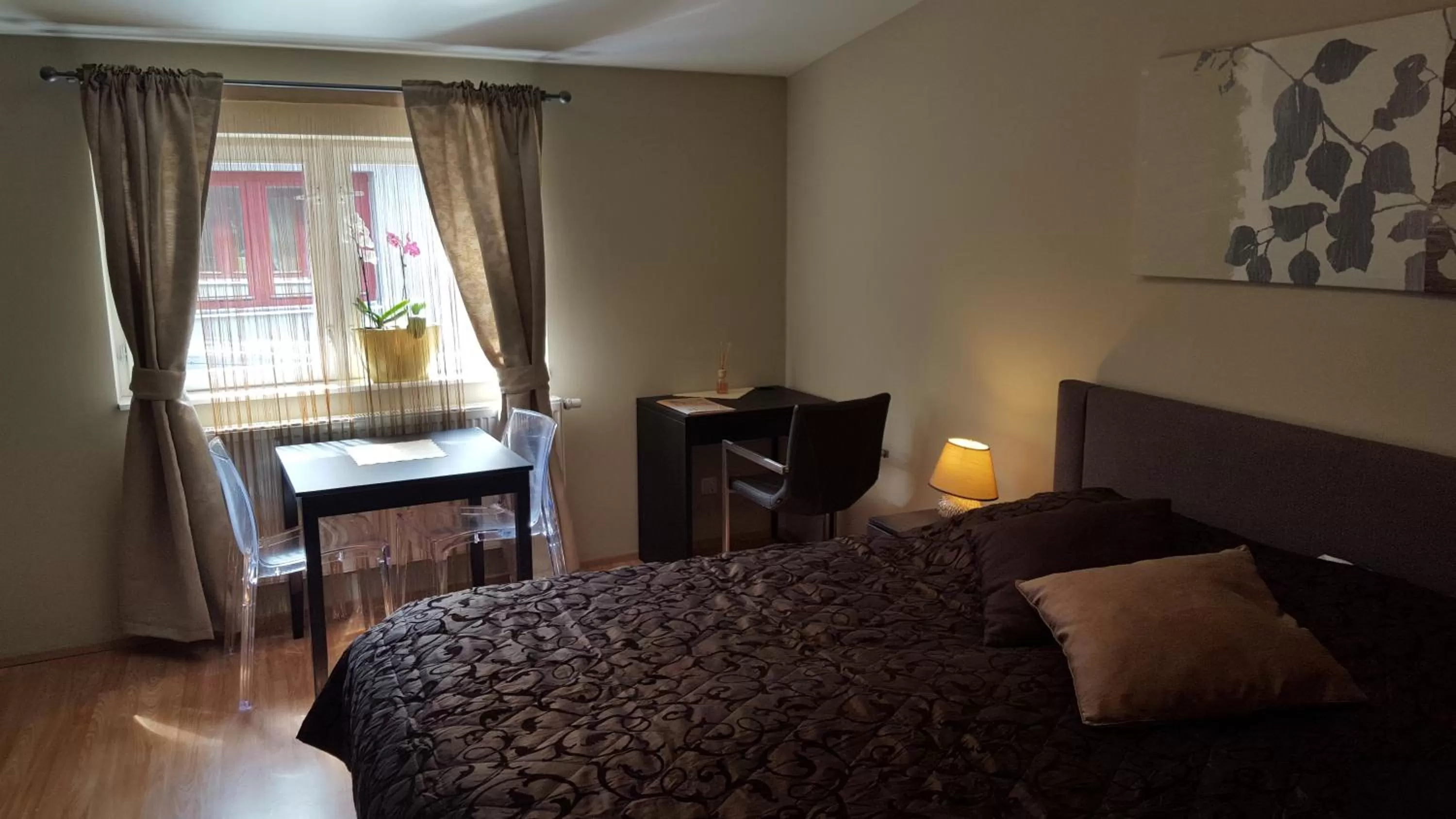 View (from property/room), Bed in Dům U pikové desítky