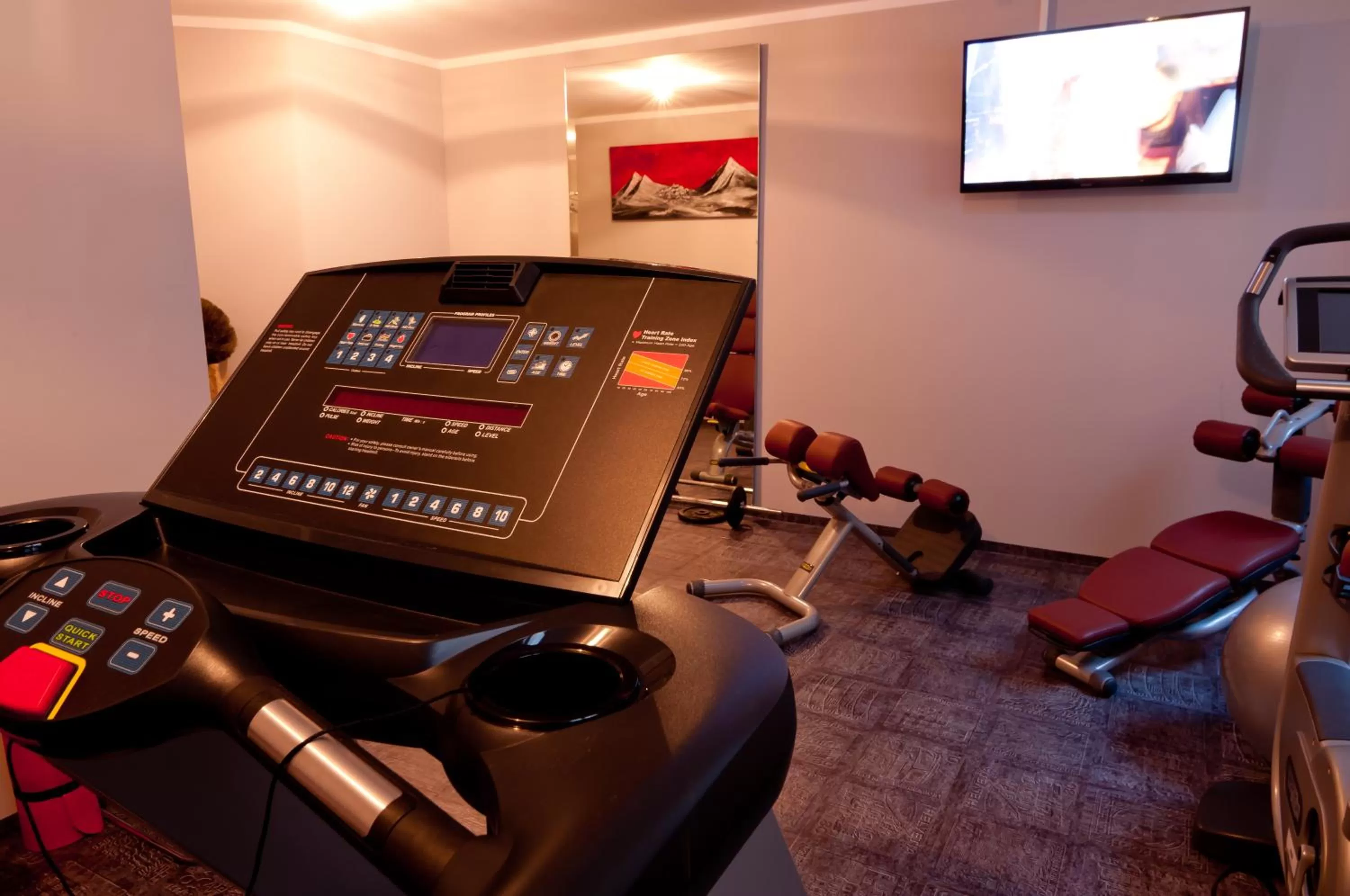 Fitness centre/facilities in Amalienburg - Boutique & Boarding Hotel