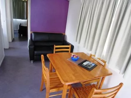Living room in Woolgoolga Beach Holiday Park