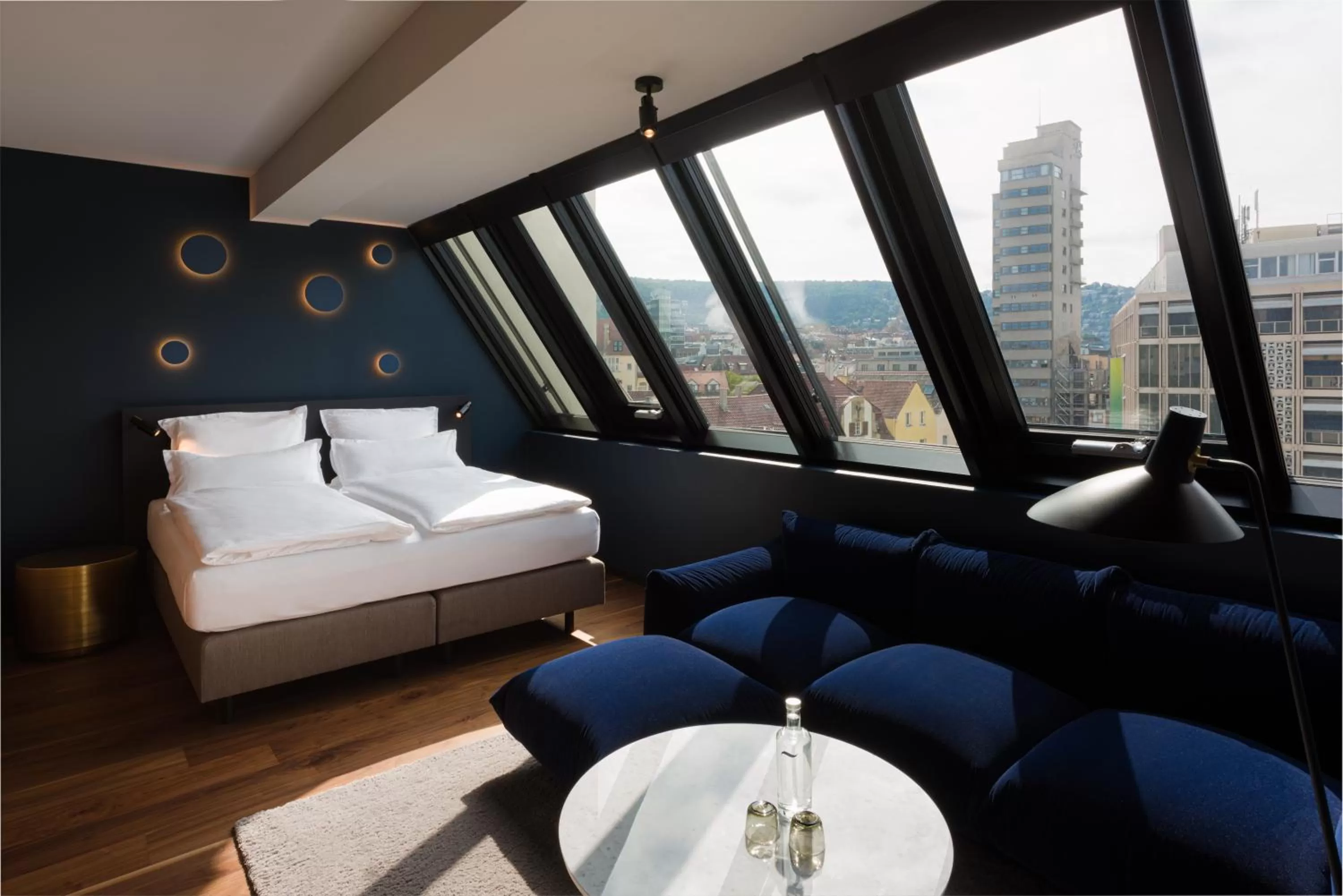 Bed in EmiLu Design Hotel