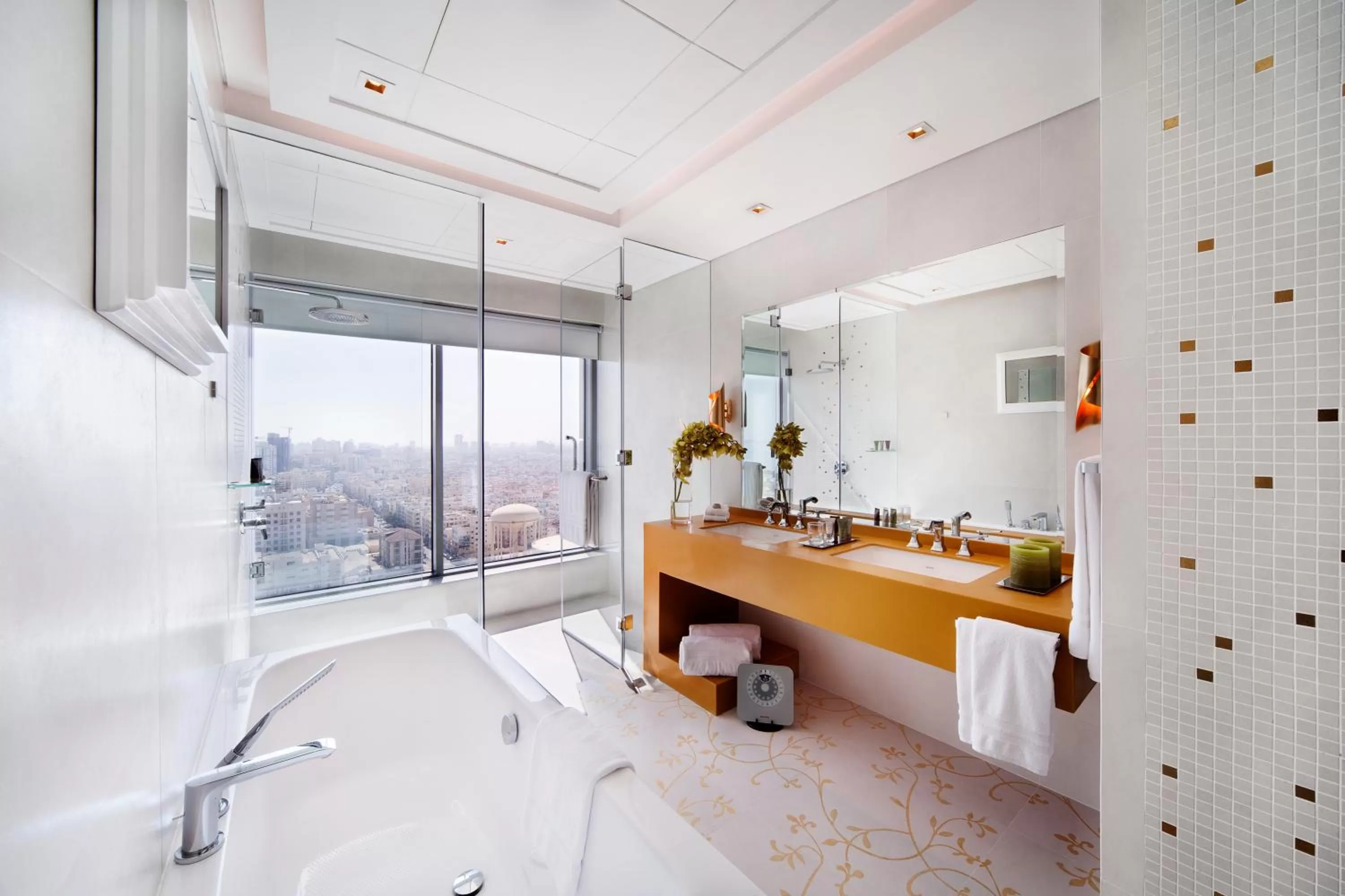 Shower in The Domain Bahrain Hotel and Spa - Adults Friendly 16 Years Plus