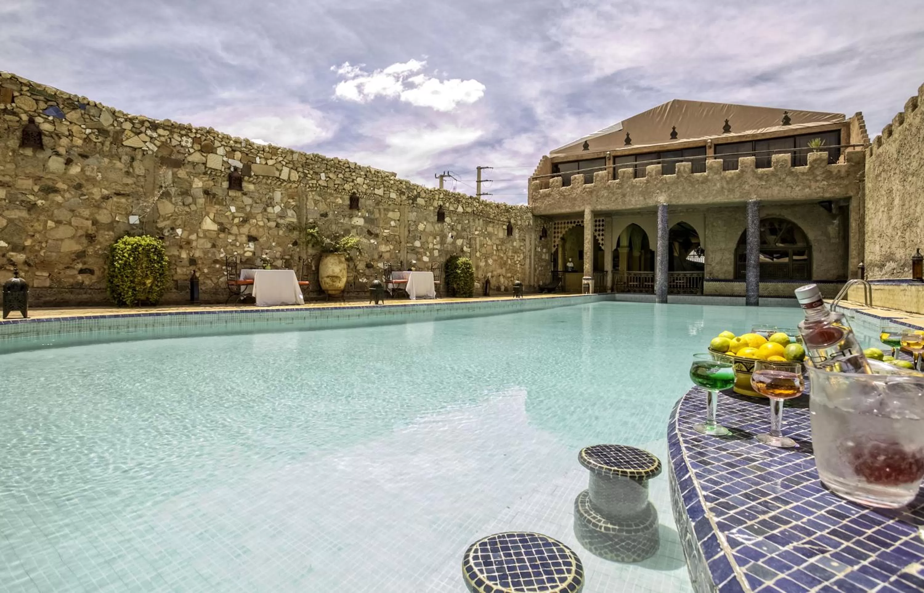 Swimming pool in Hotel Kasbah Le Mirage & Spa