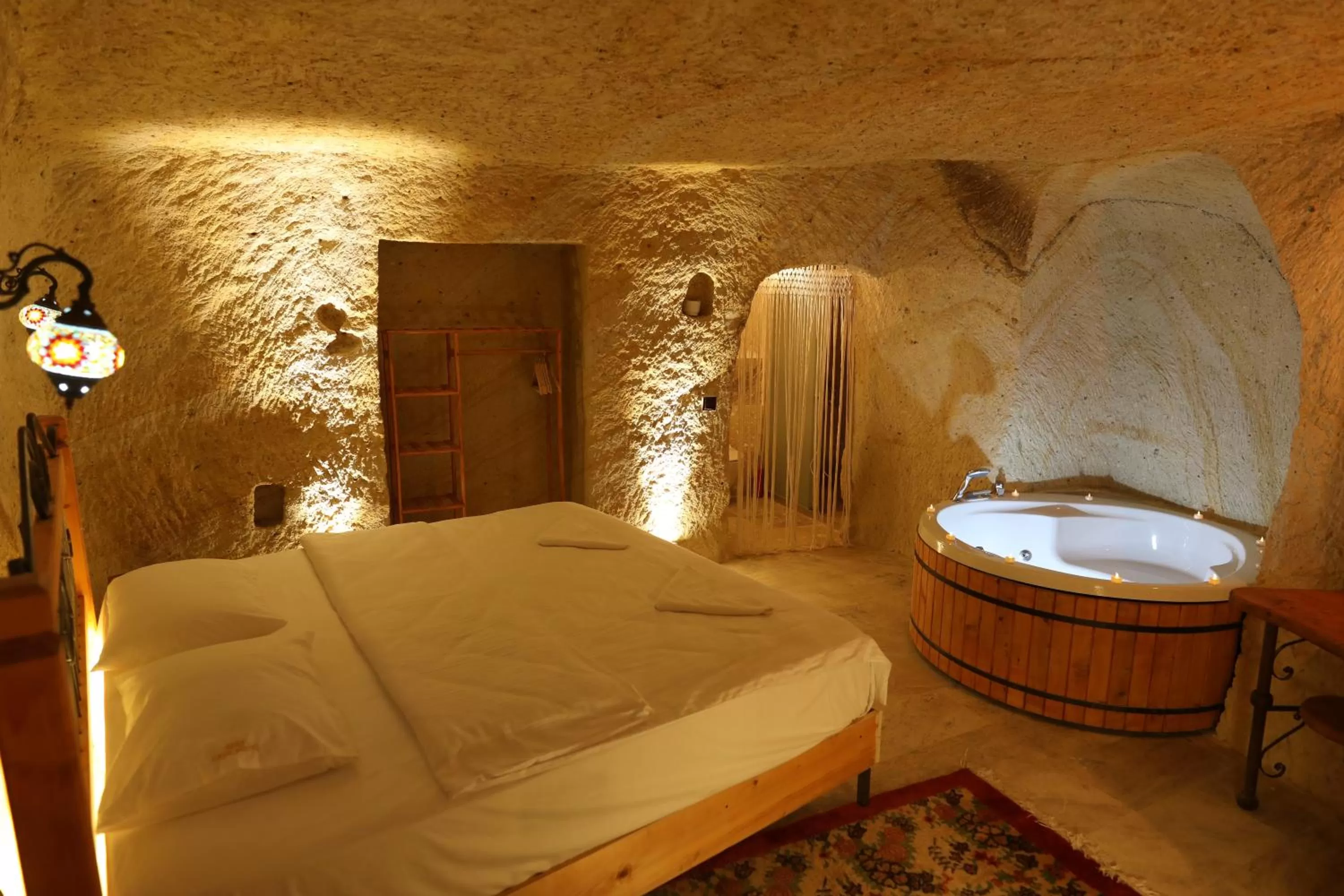 Bed in Atax Cave Hotel