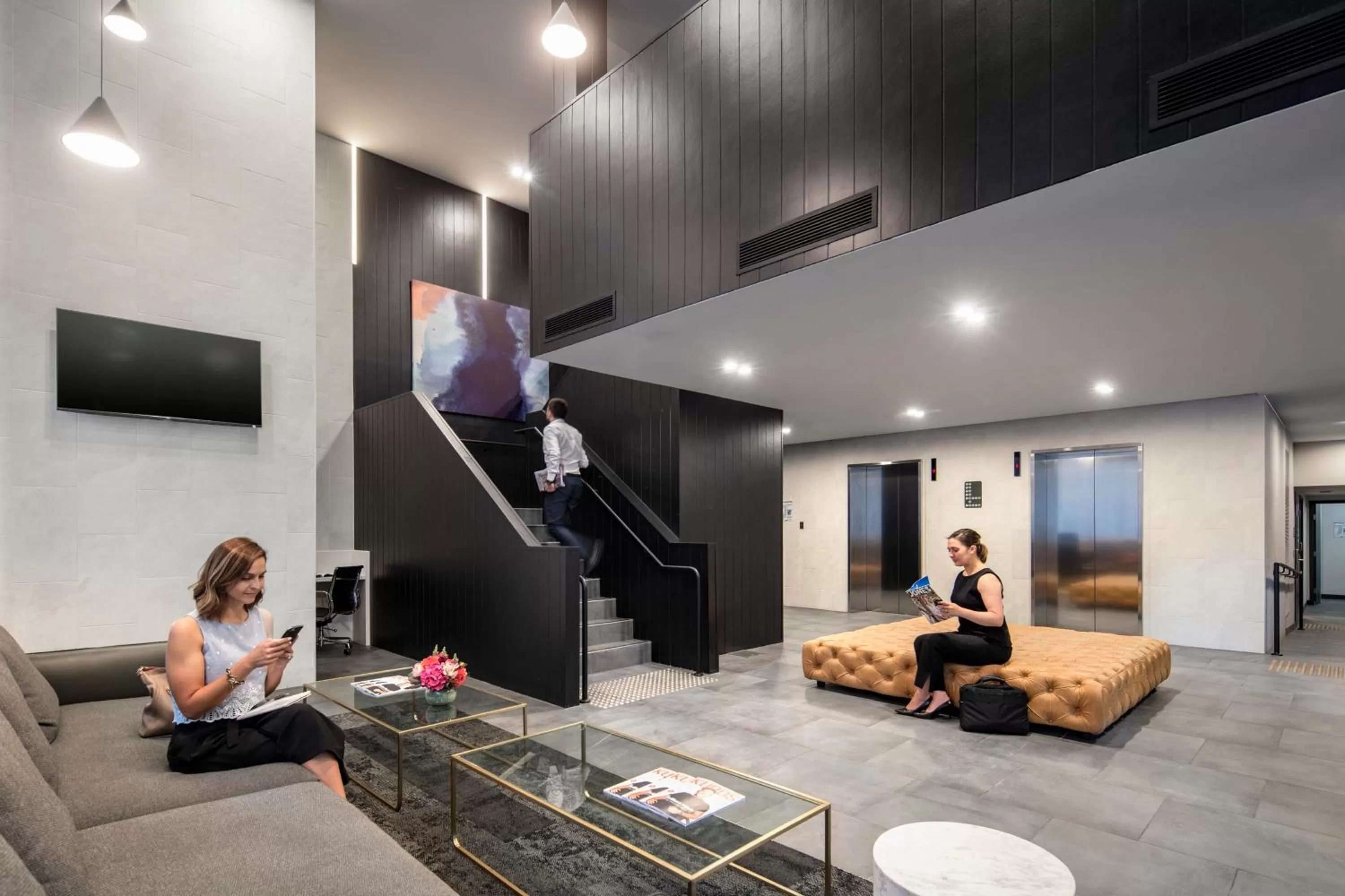 Lobby or reception in Quest NewQuay