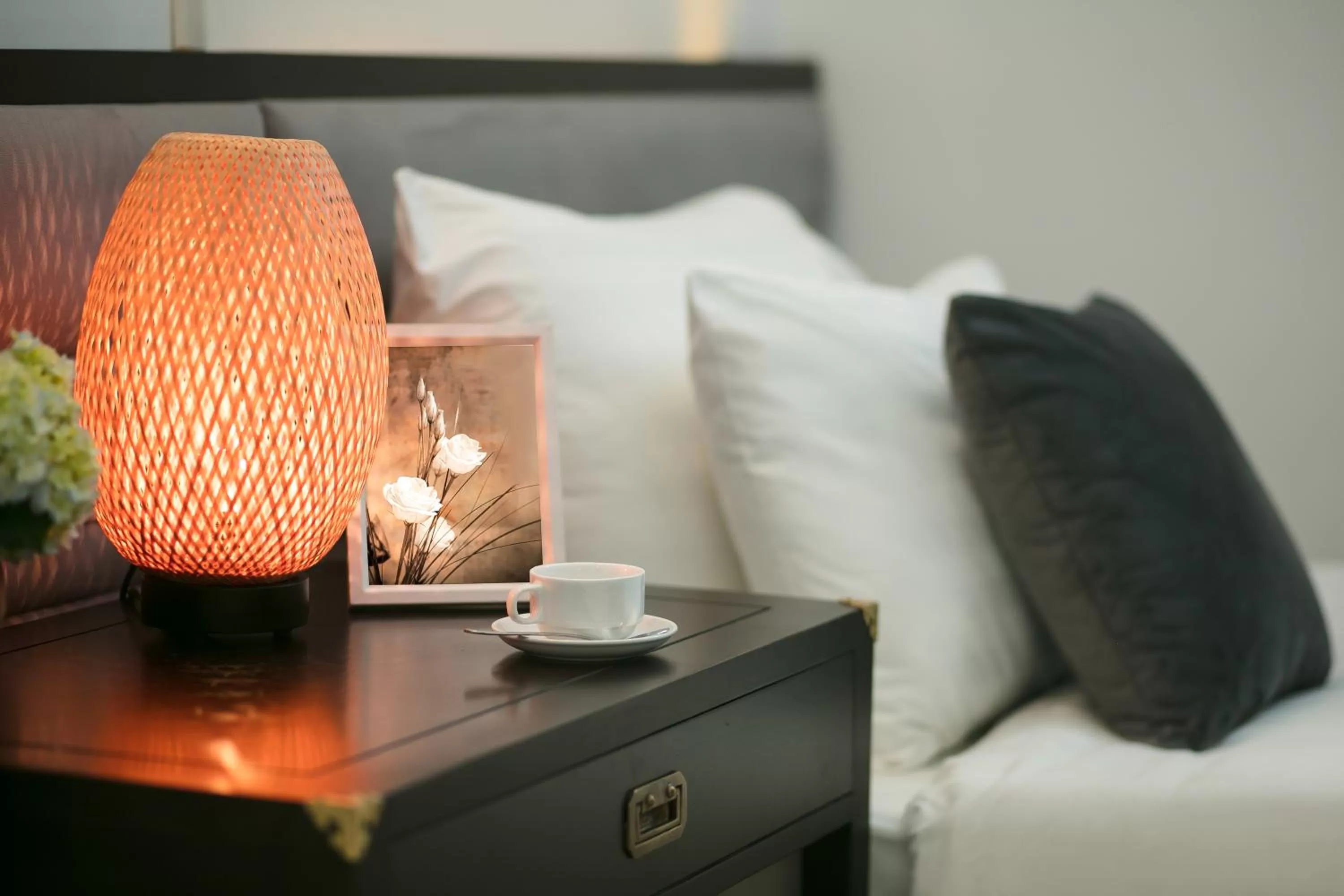 Bed in Golden Rooster Hotel