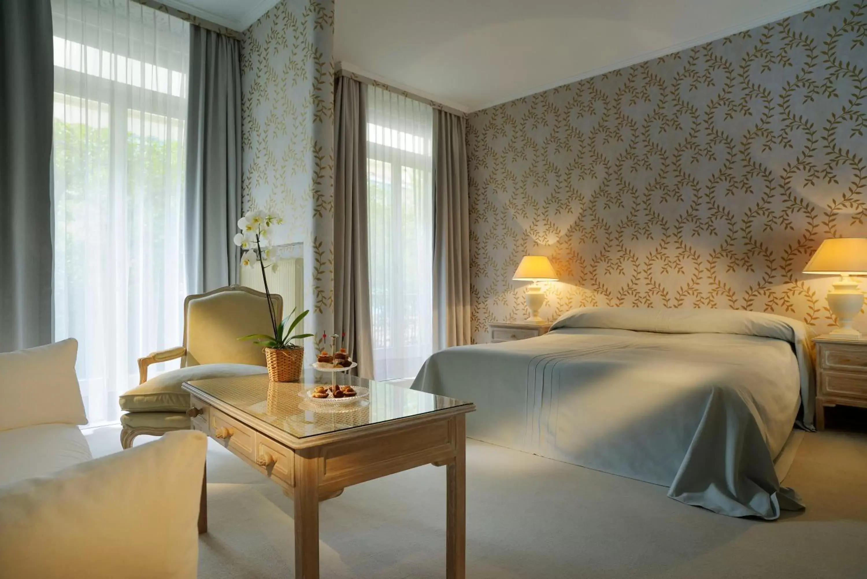 Double or Twin Room Backyard - single occupancy in Grand Hotel Villa Castagnola Double or Twin Room Backyard - single occupancy in Grand Hotel Villa Castagnola