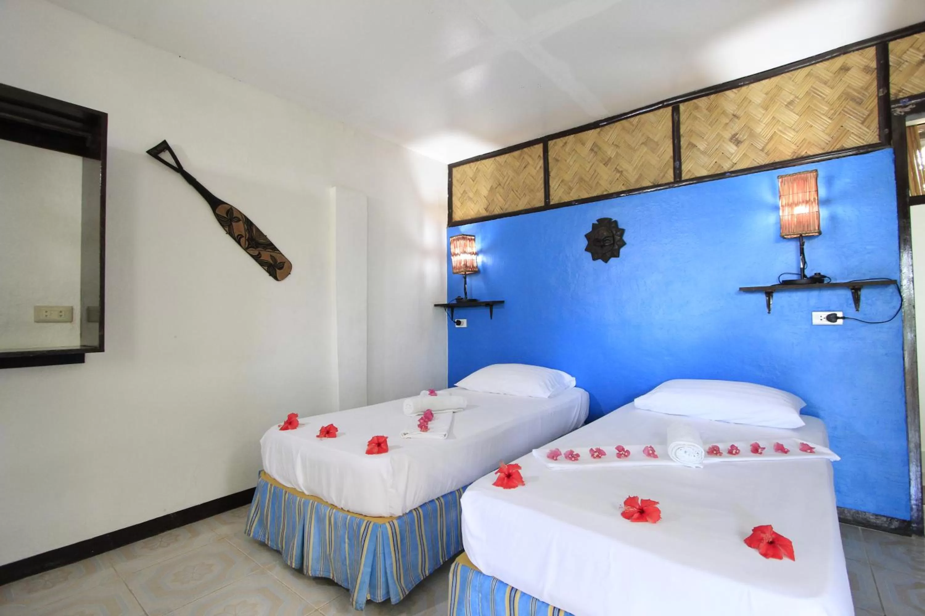 Bed in Discovery Island Resort