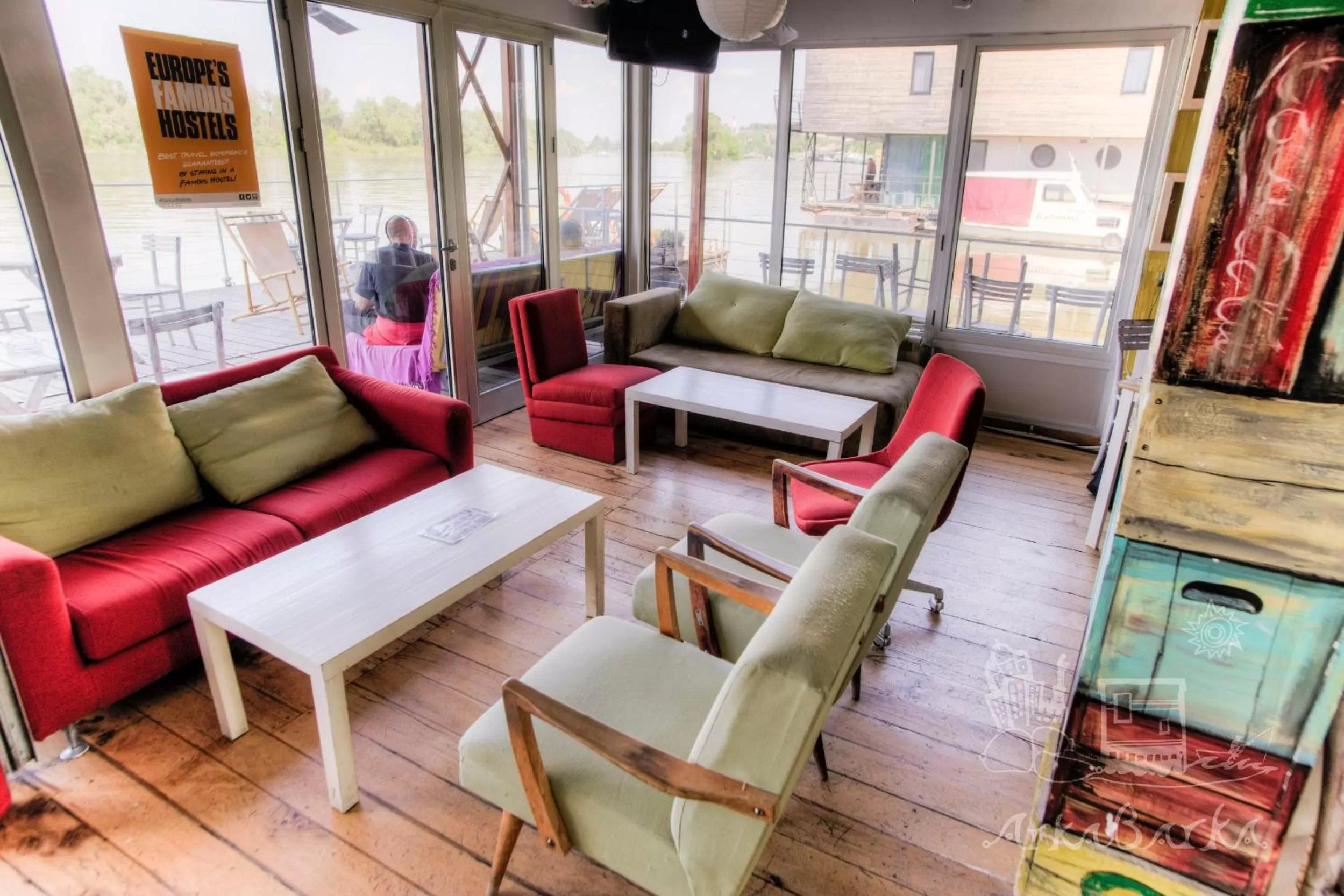 Spring, Seating Area in ArkaBarka 2- Floating Dream Rooms and Apartments