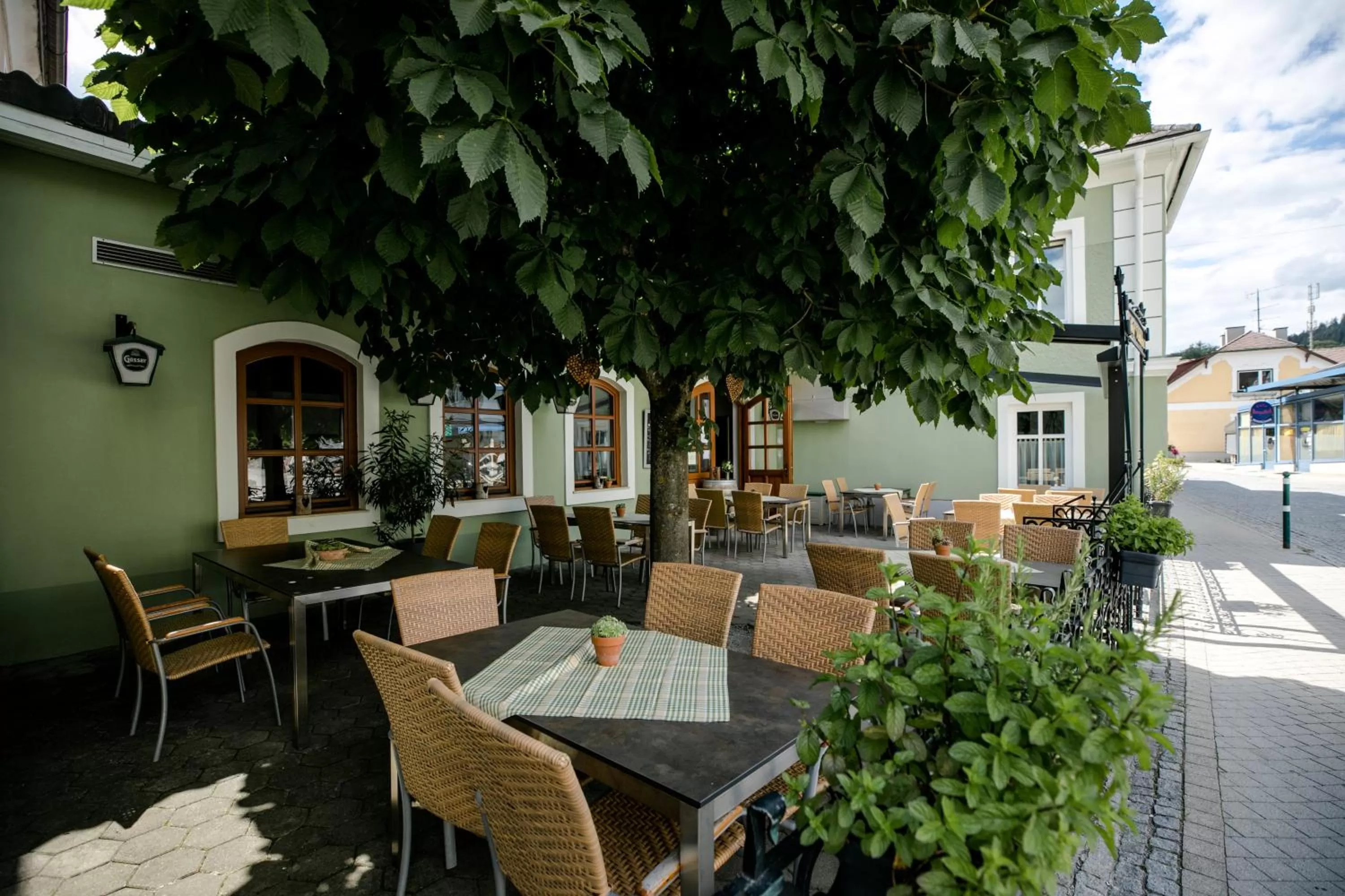 Garden in Gasthof Rothwangl Hannes