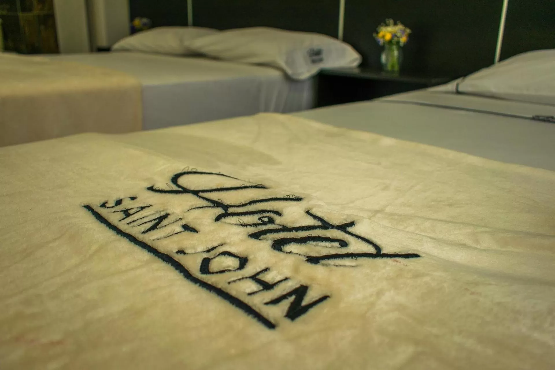 Bed in Hotel Saint John