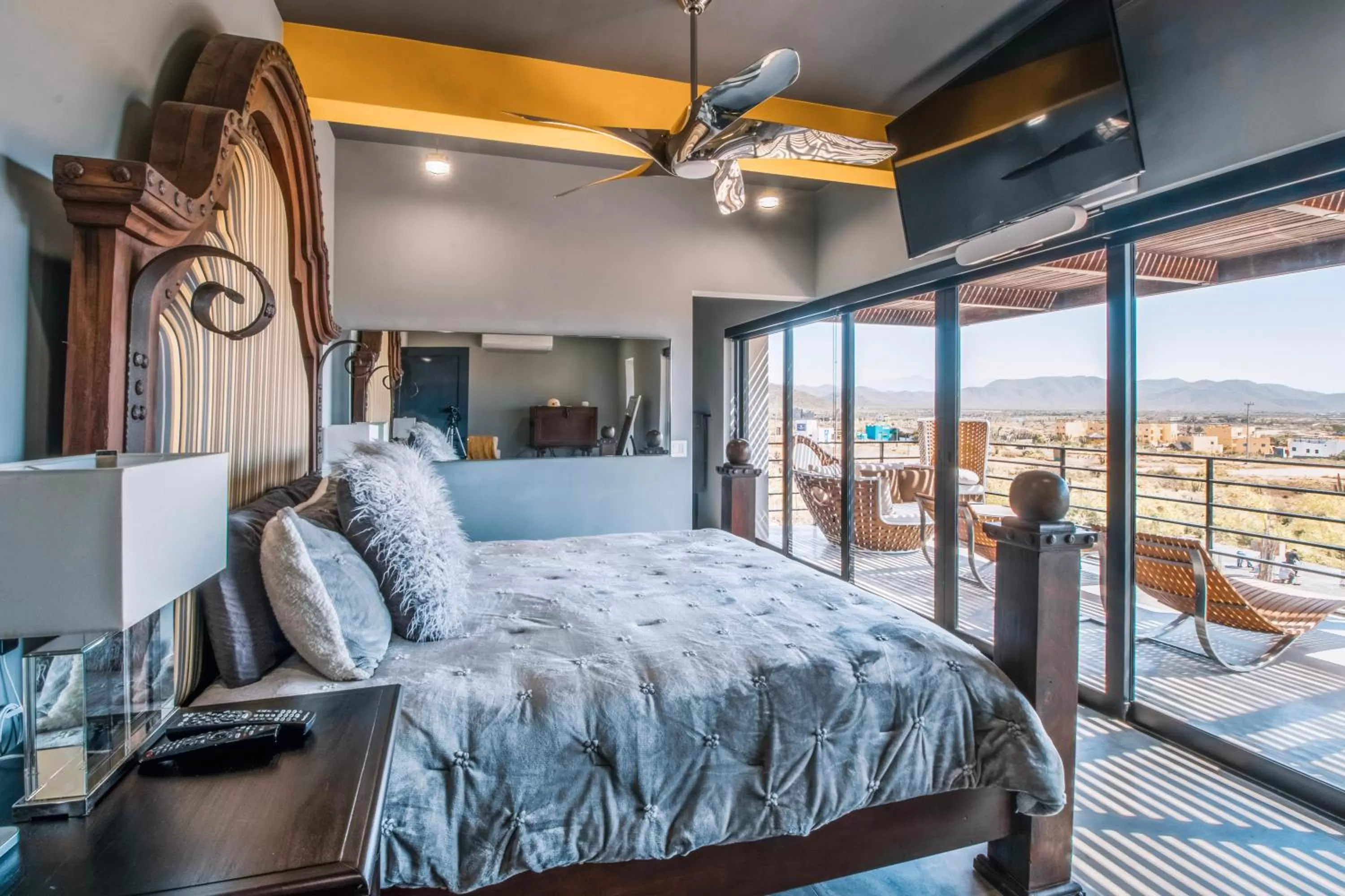 Bed in Cerritos Surf Residences
