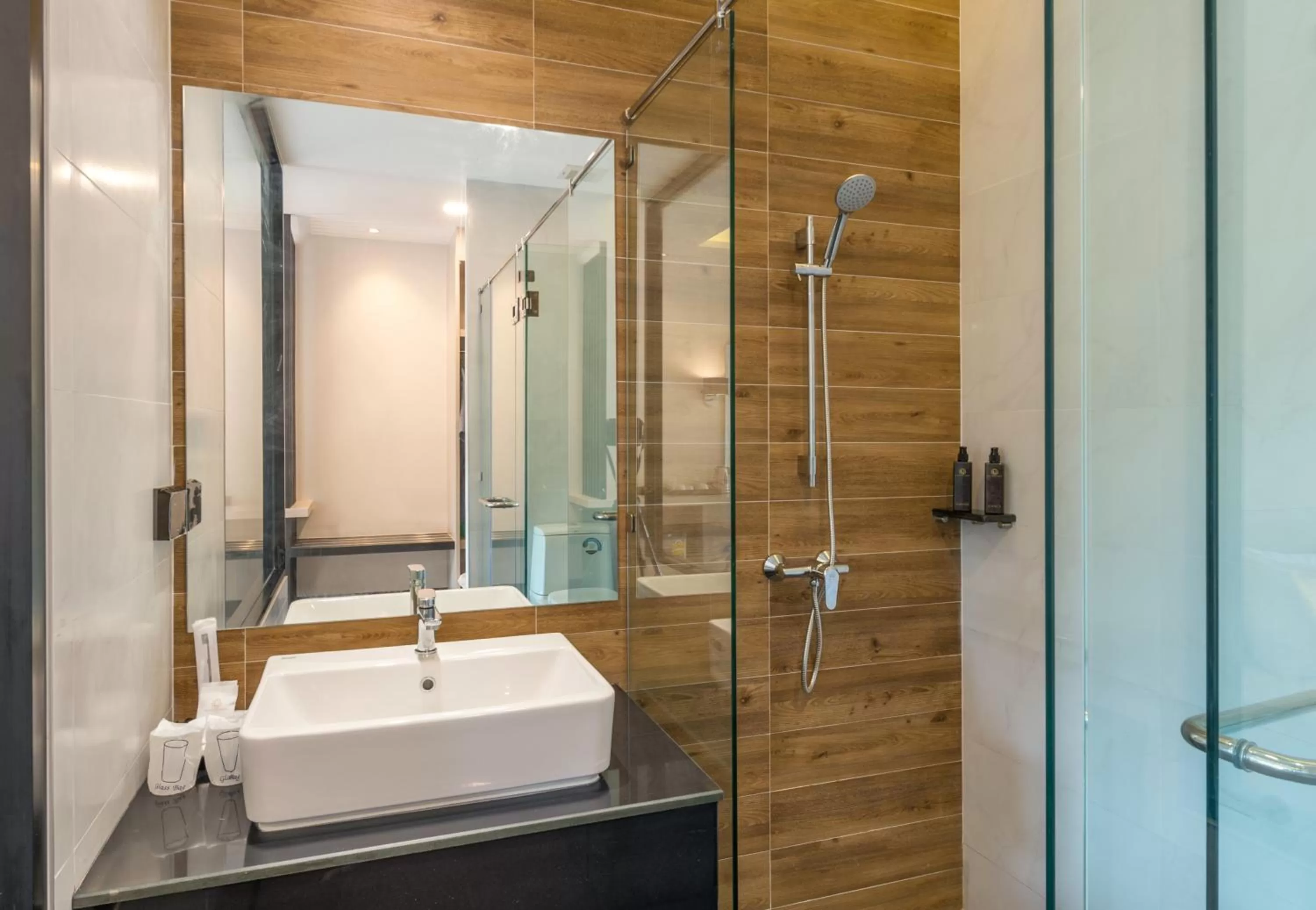 Shower in Cher​mantra​ Aonang​ Resort & Pool​ Suite