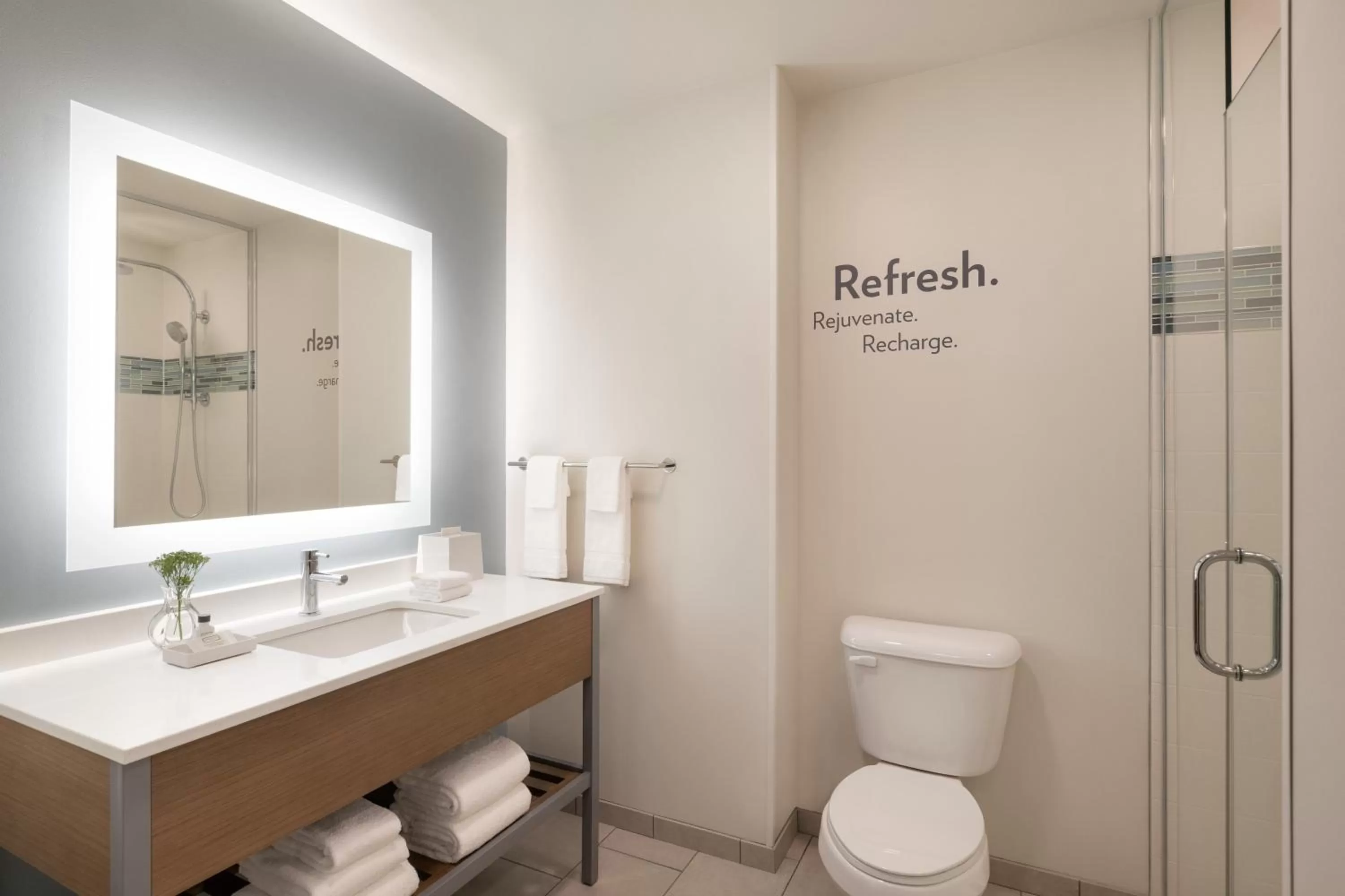 Bathroom in EVEN Hotel Rochester - Mayo Clinic Area by IHG