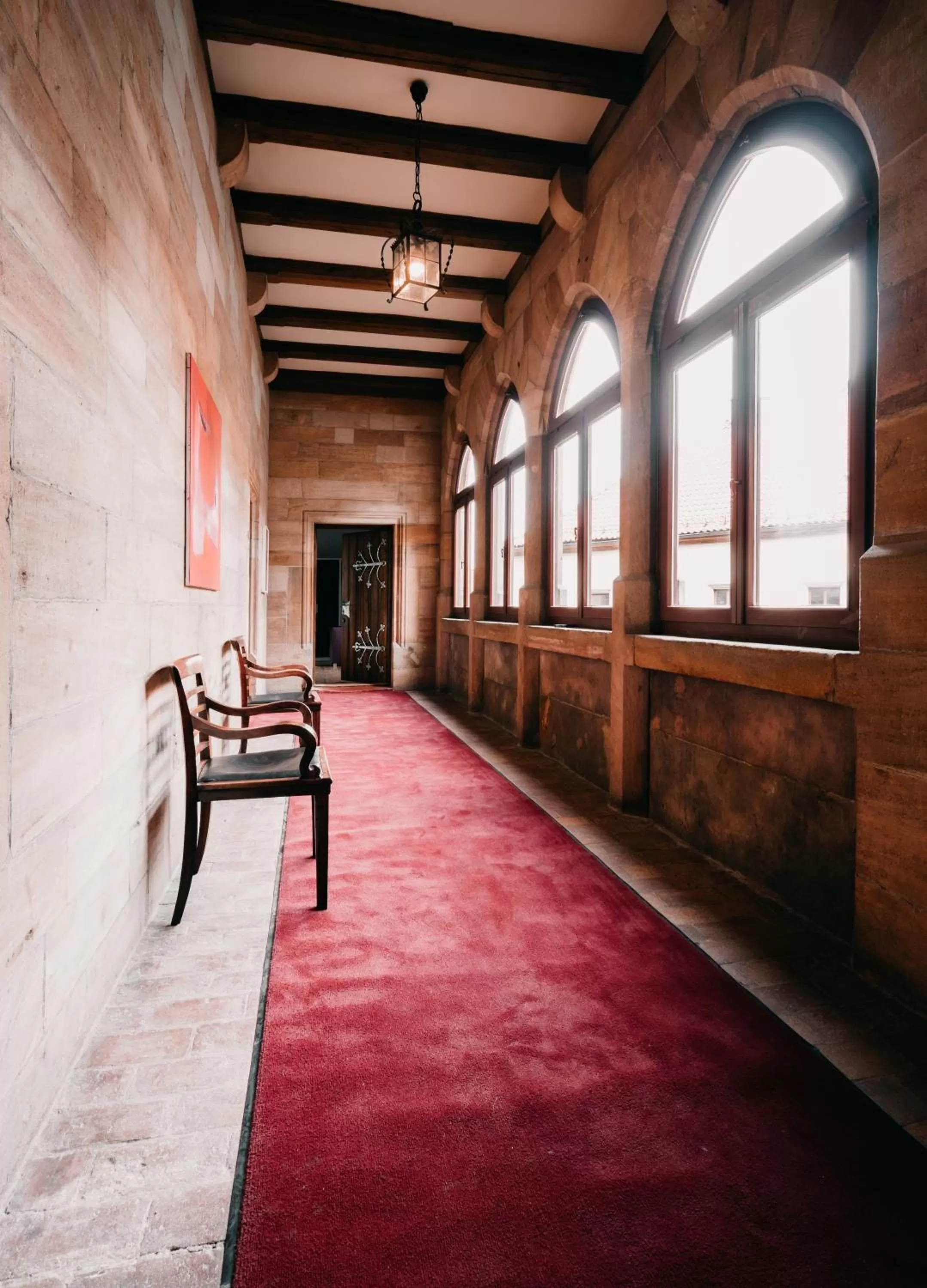 Patio in Romantik Hotel Schloss Hohenstein