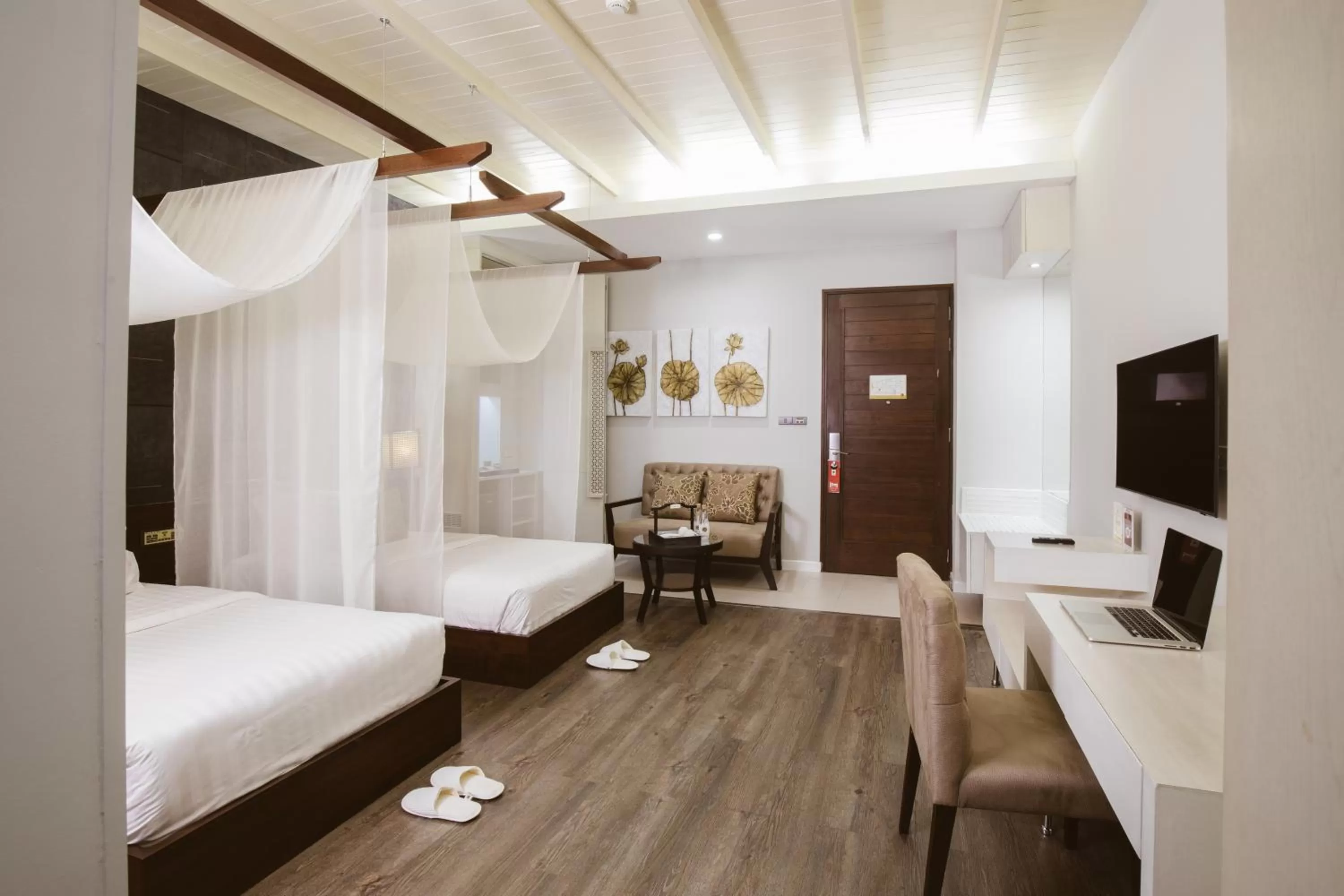 Bedroom, Bed in De Chai Colonial Hotel & Spa - SHA Plus