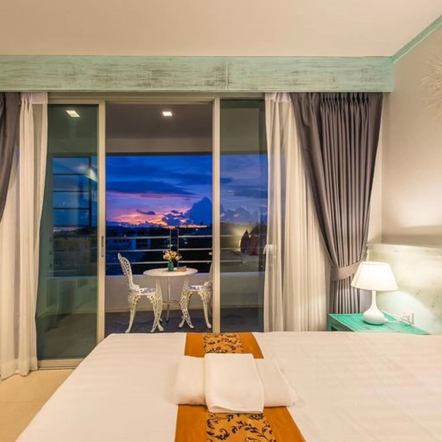 View (from property/room), Bed in Baan Ban Dalay