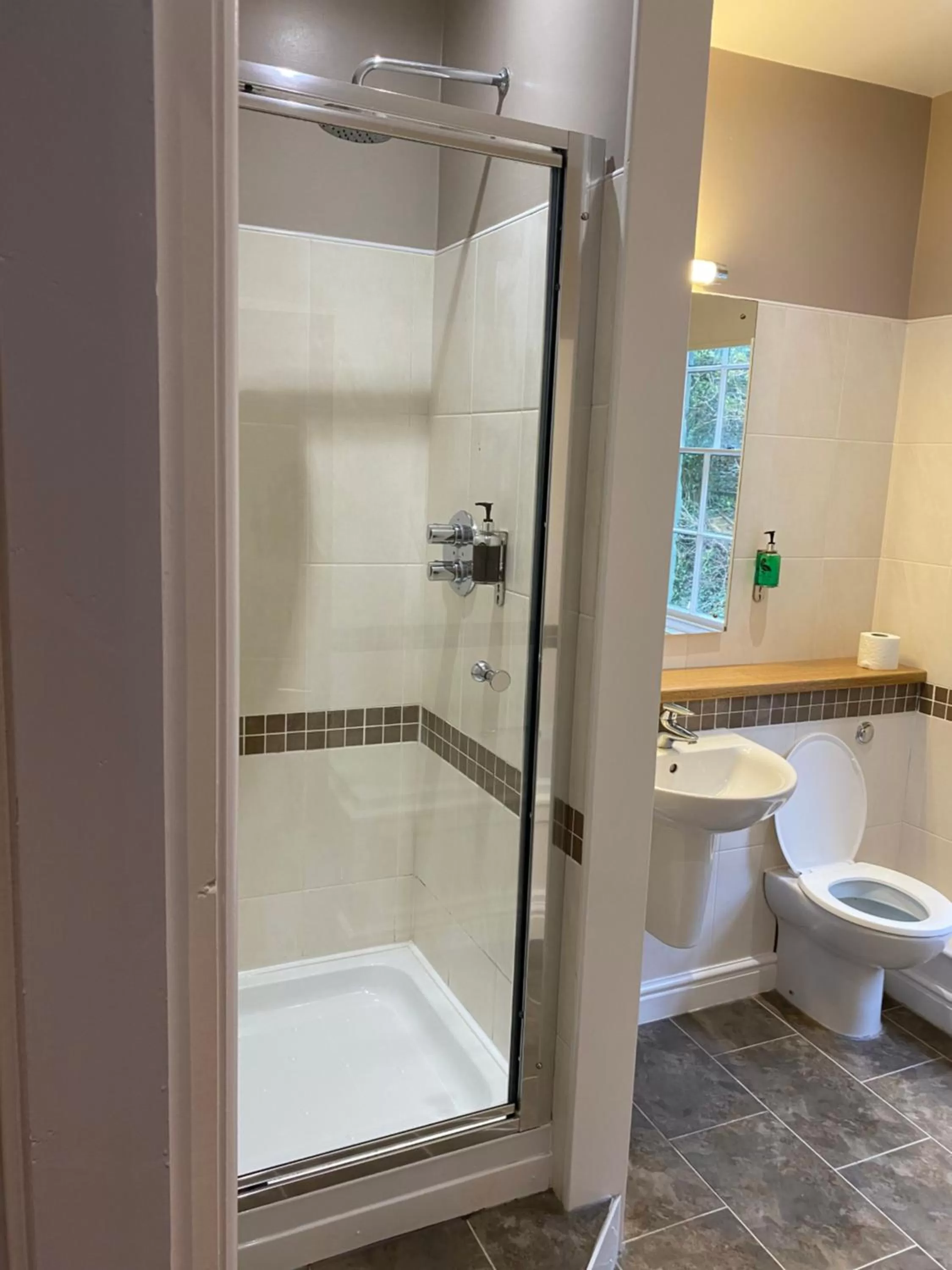 Bathroom in Grapes Hotel, Bar & Restaurant Snowdonia Nr Zip World
