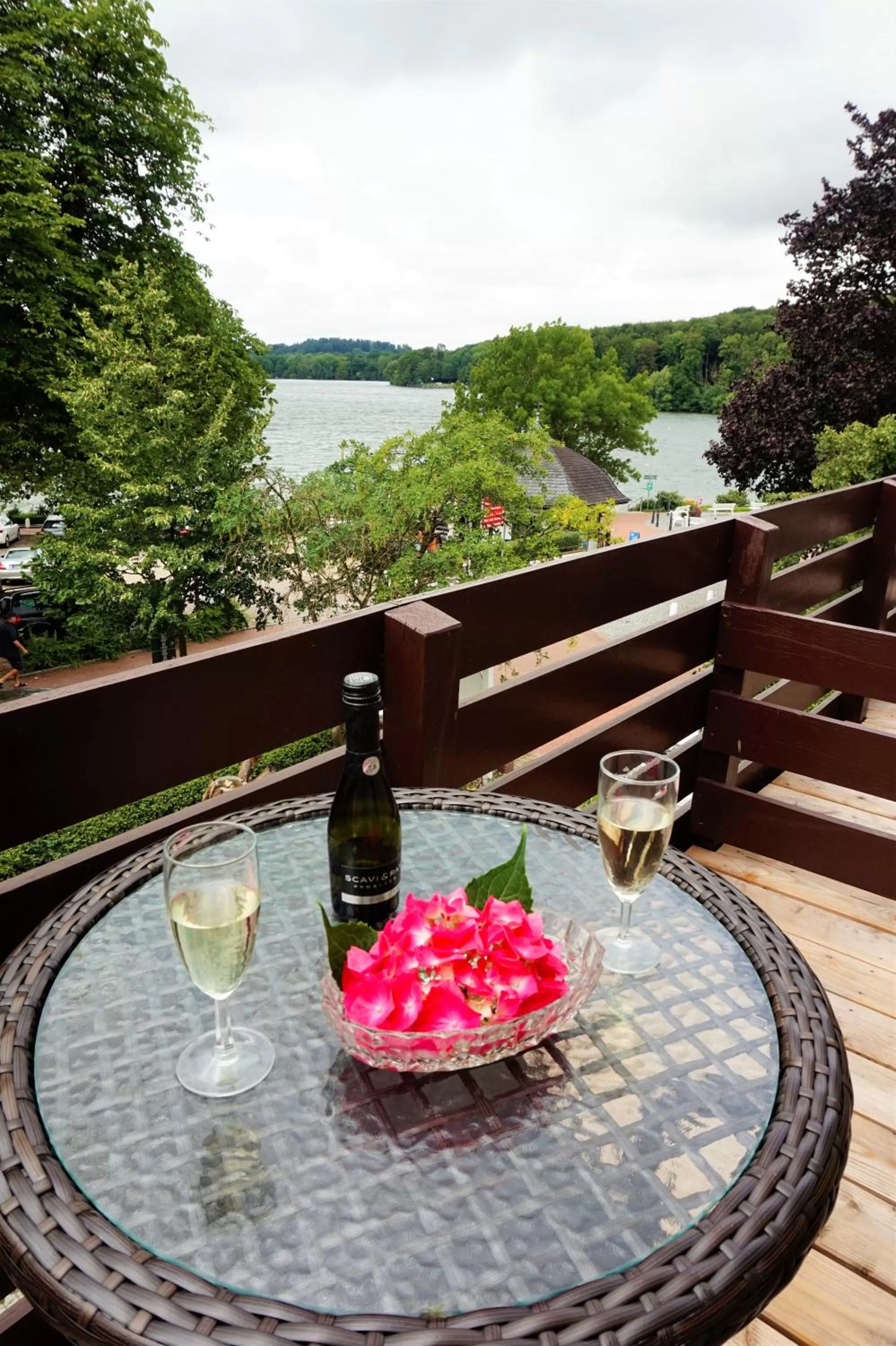 Balcony/Terrace in Hotel Holsteinische Schweiz am Dieksee