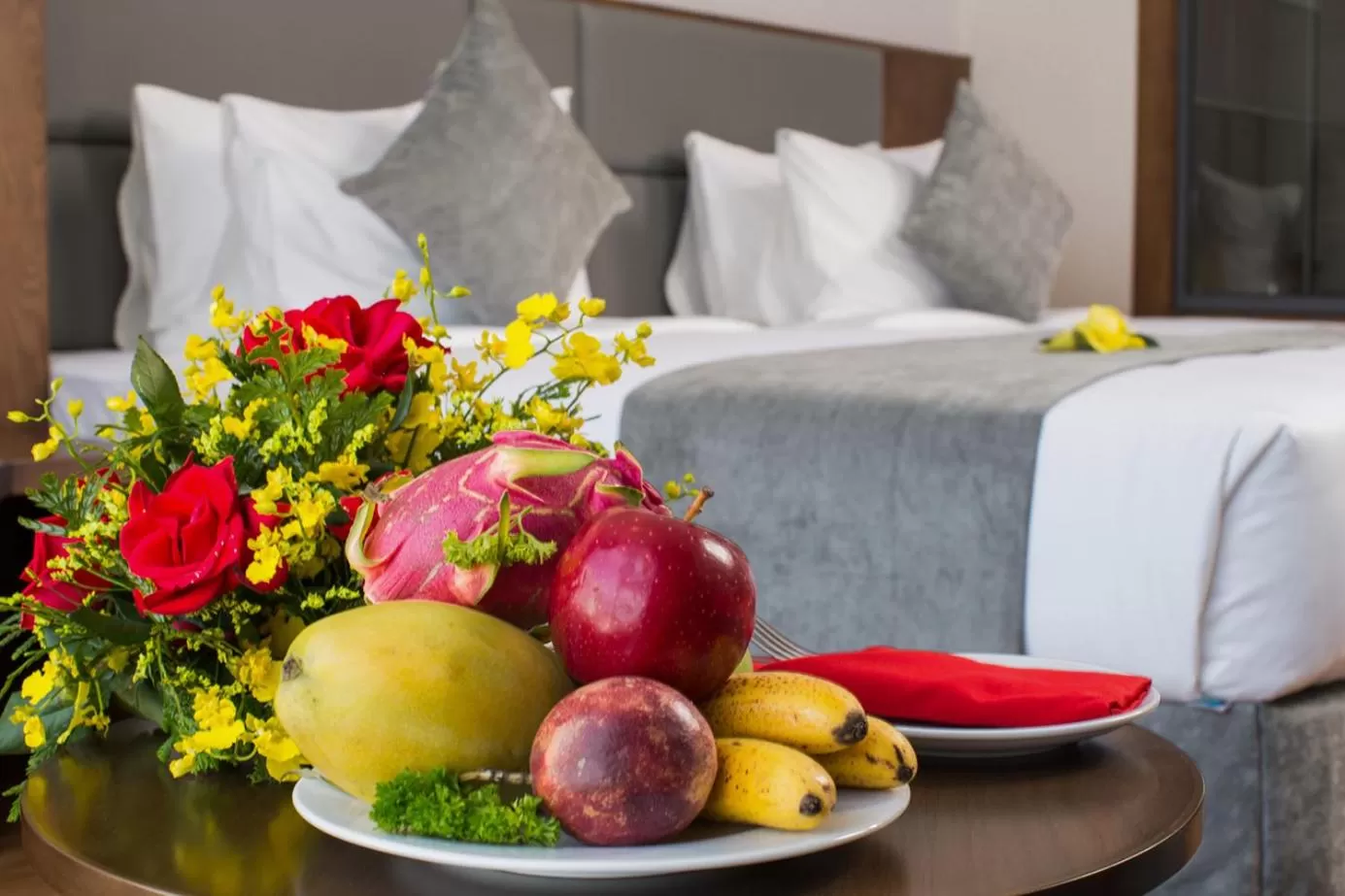 Food, Bed in DTX Hotel Nha Trang