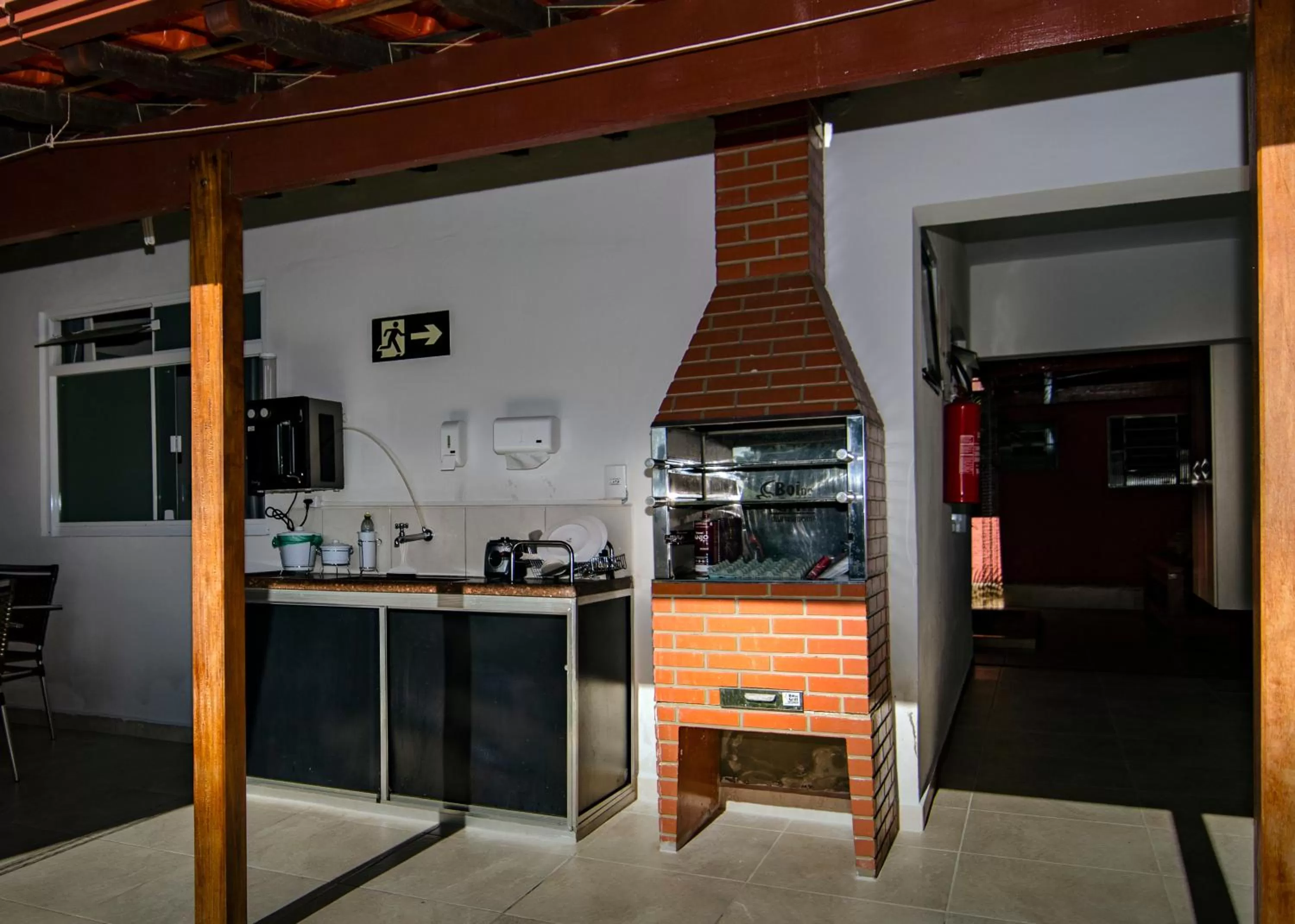 Kitchen/Kitchenette in Pousada Araxá