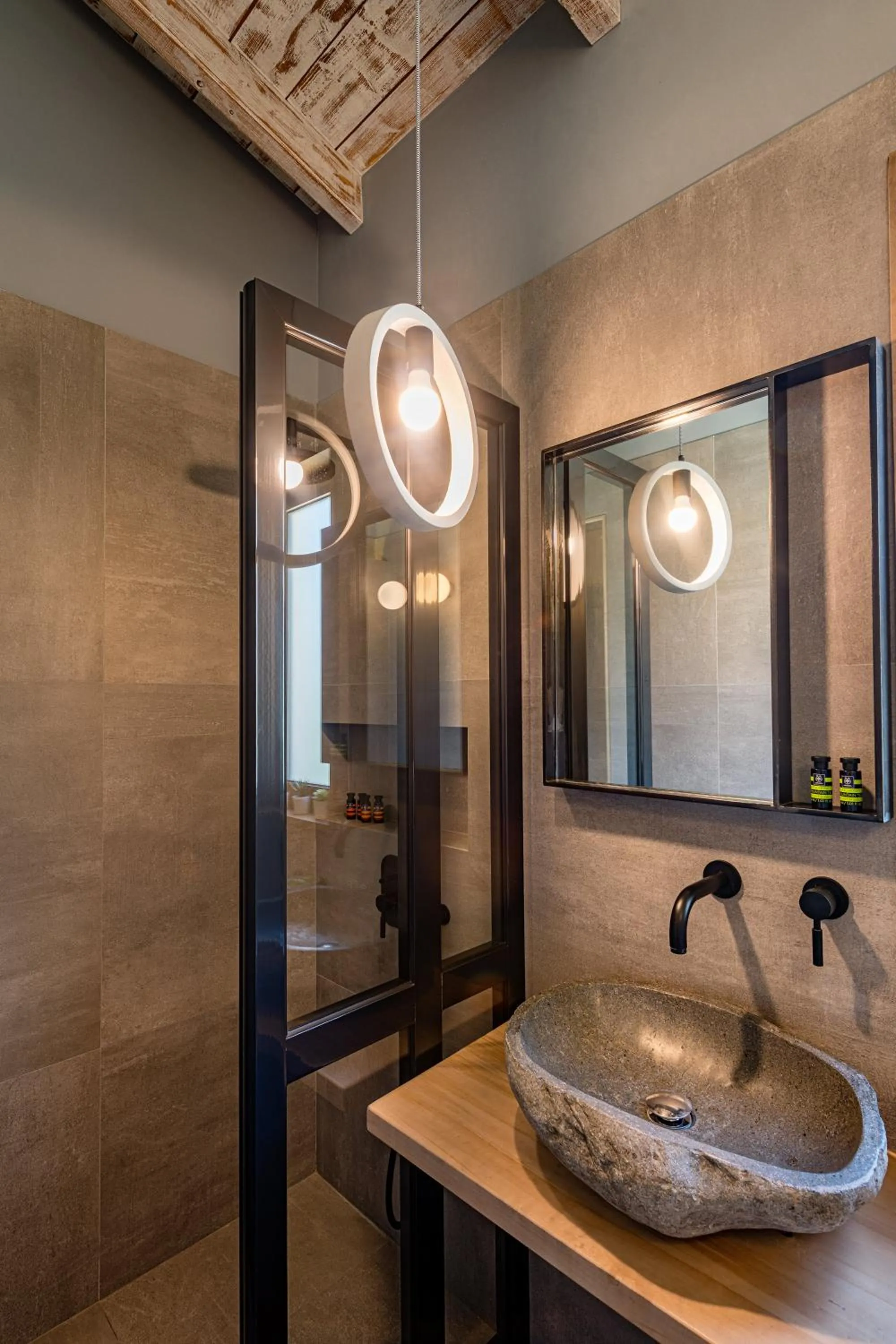 Shower in Anthemion Suites and Villas