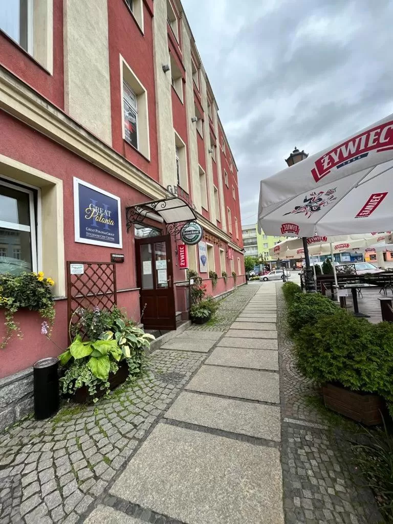Facade/entrance in Great Polonia Strzegom City Center