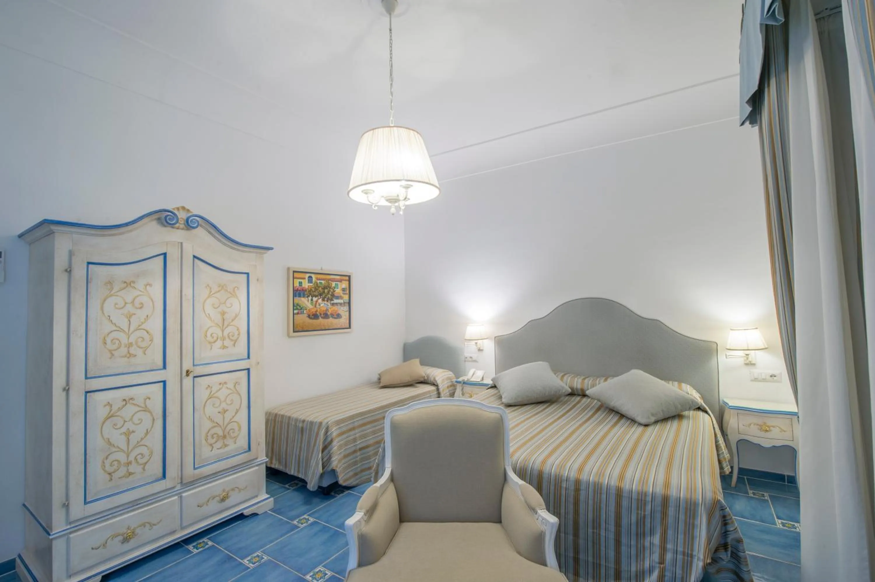 Bed in Hotel Pellegrino