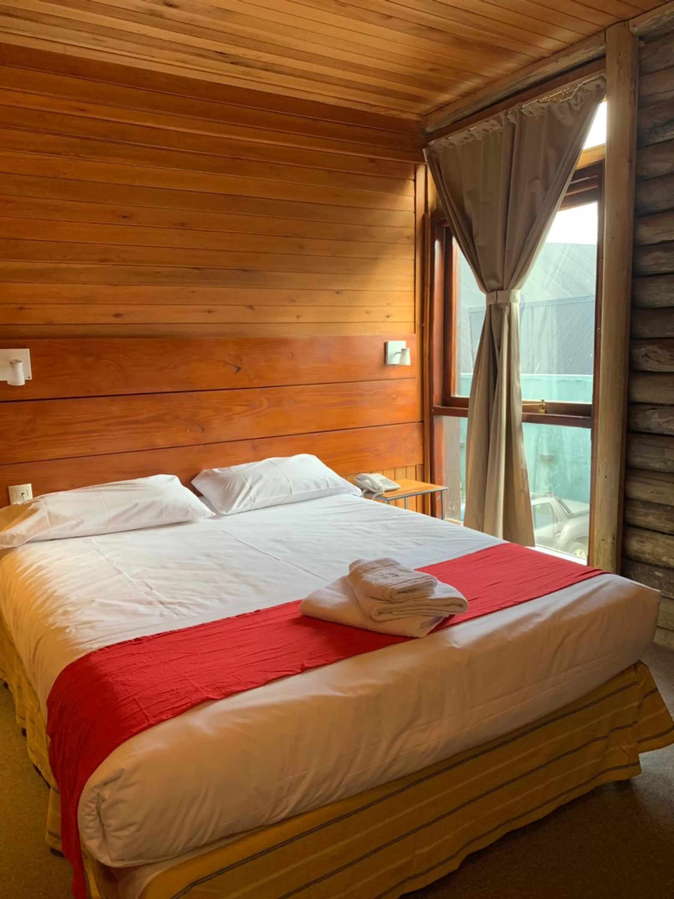 Bed in Hosteria Posta de los Colonos