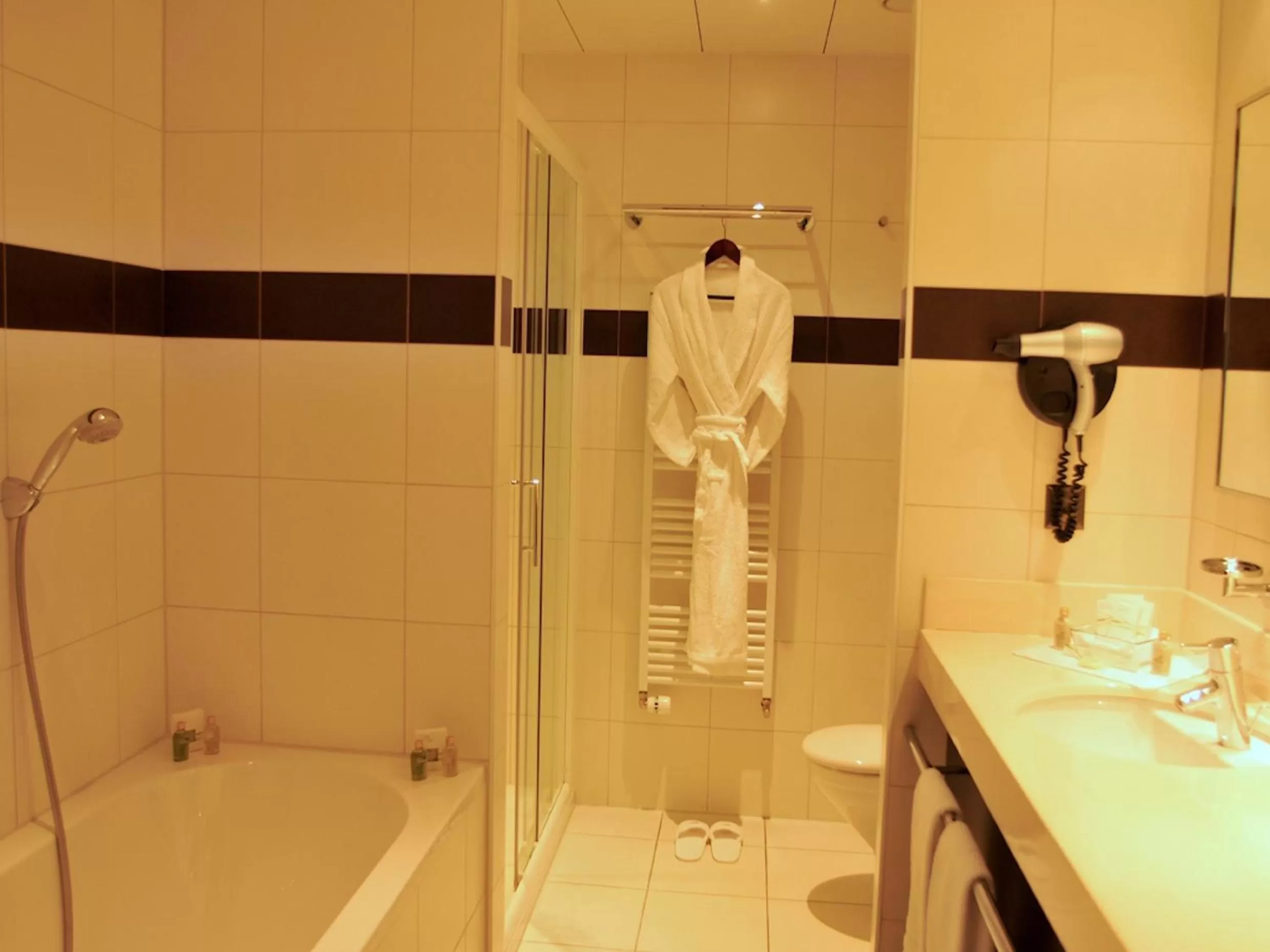 Shower in Airport Hotel Basel - Convenient & Friendly