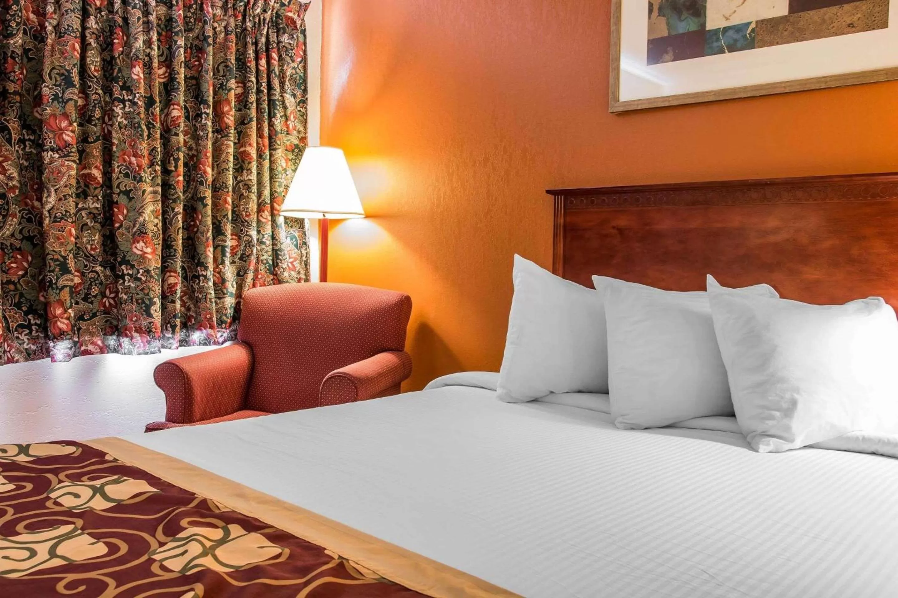 Photo of the whole room, Bed in Rodeway Inn Muskegon Airport