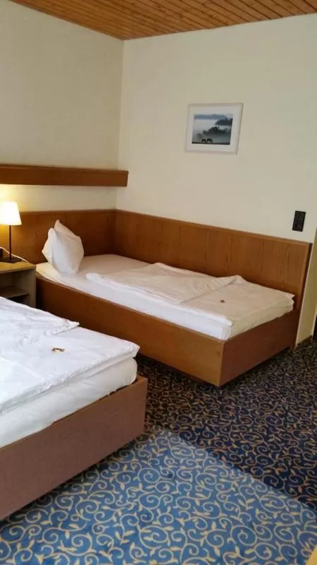 Bed in Hotel Tannenhof