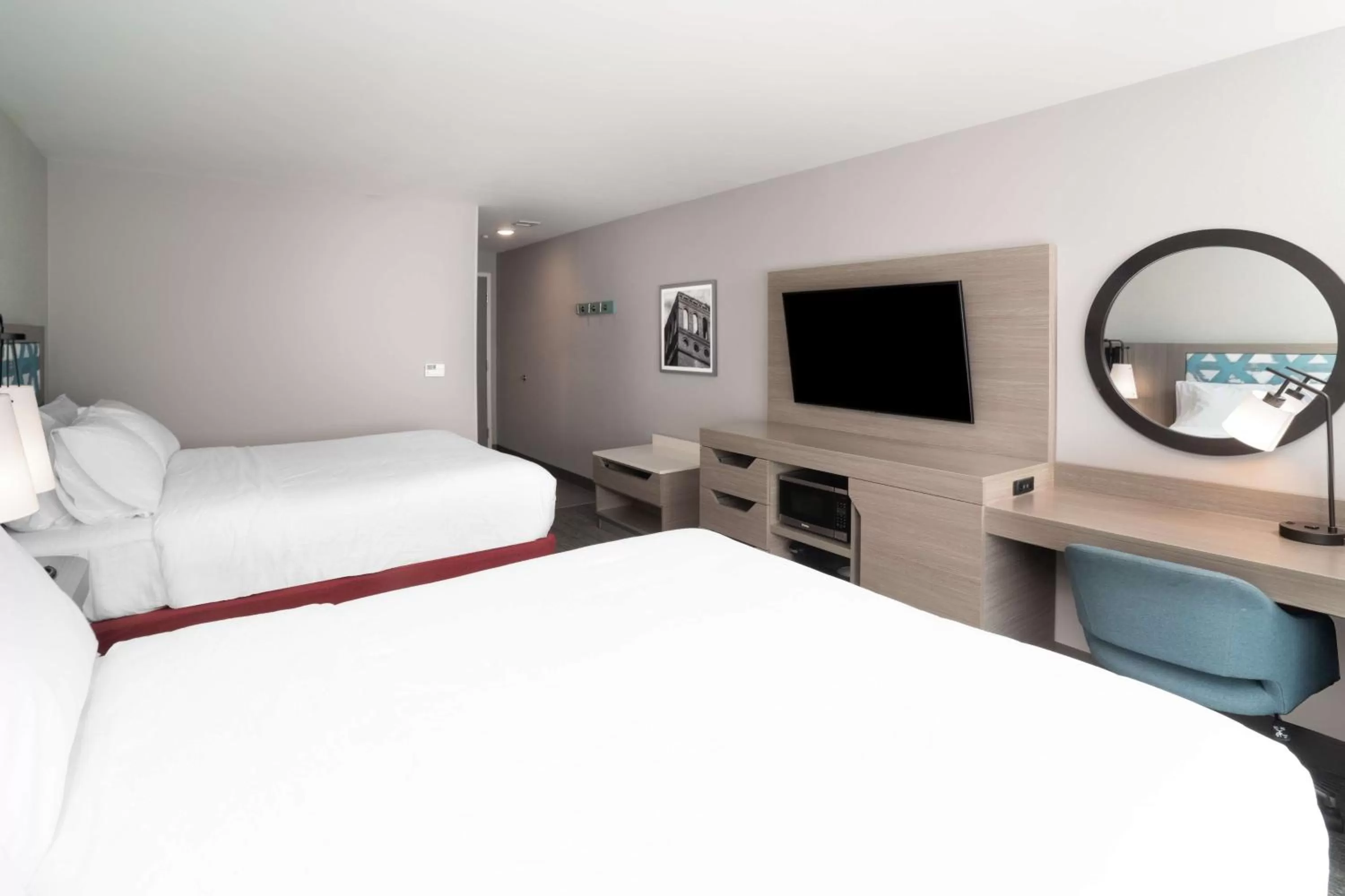 Bedroom, Bed in Hampton Inn Greer Greenville, Sc