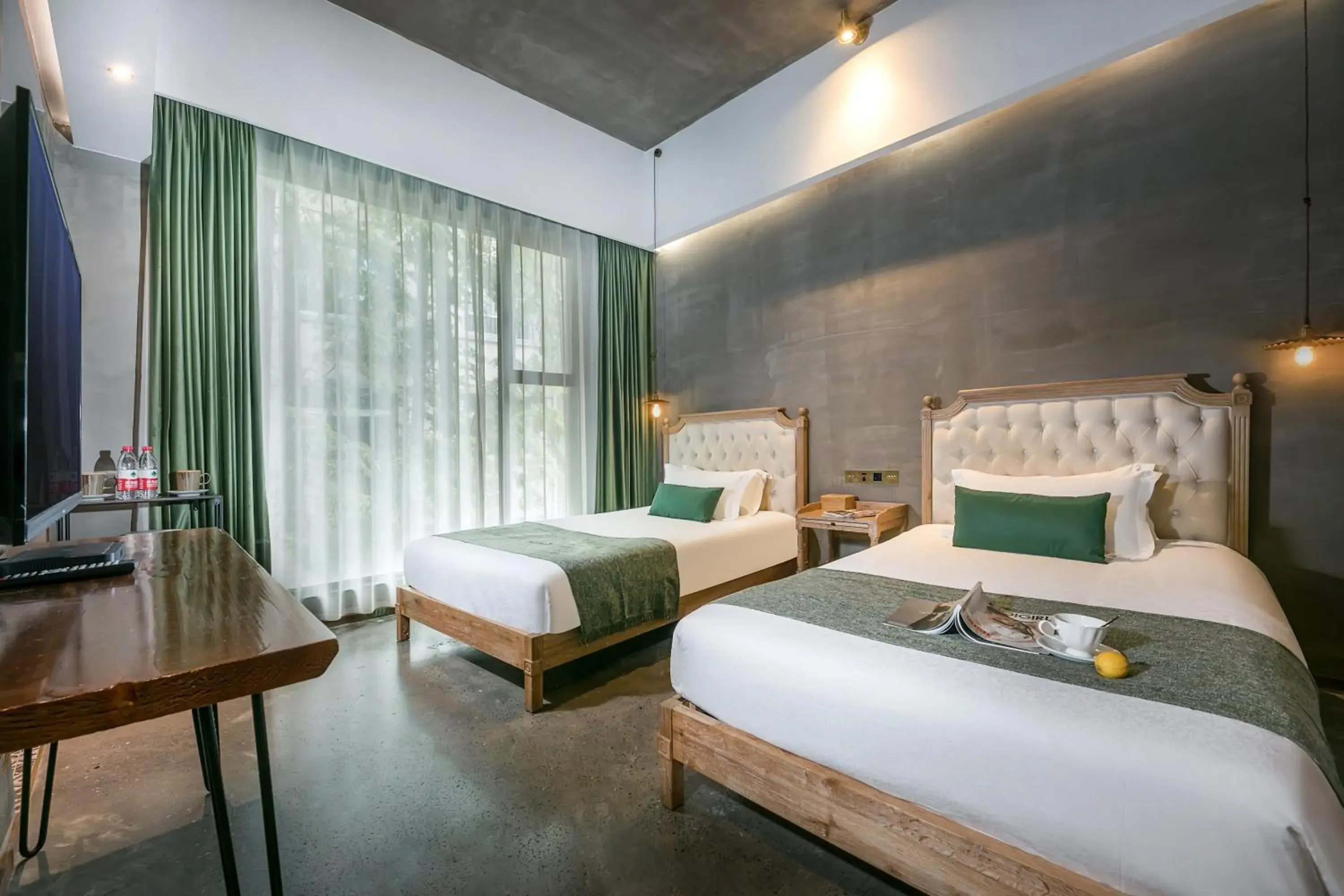 Standard Twin Room in Suzhou Unique Space Design Art Hotel Standard Twin Room in Suzhou Unique Space Design Art Hotel